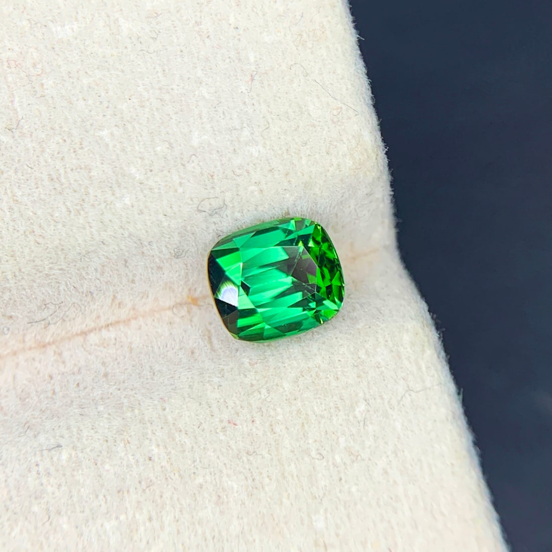 Forest Green Tourmaline Ring Stone, Natural Tourmaline Loose Stone - 2