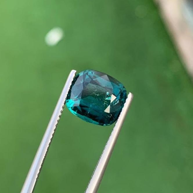 Natural Ink Blue Tourmaline Gemstone For Jewelry - 4.420 Carat - 5