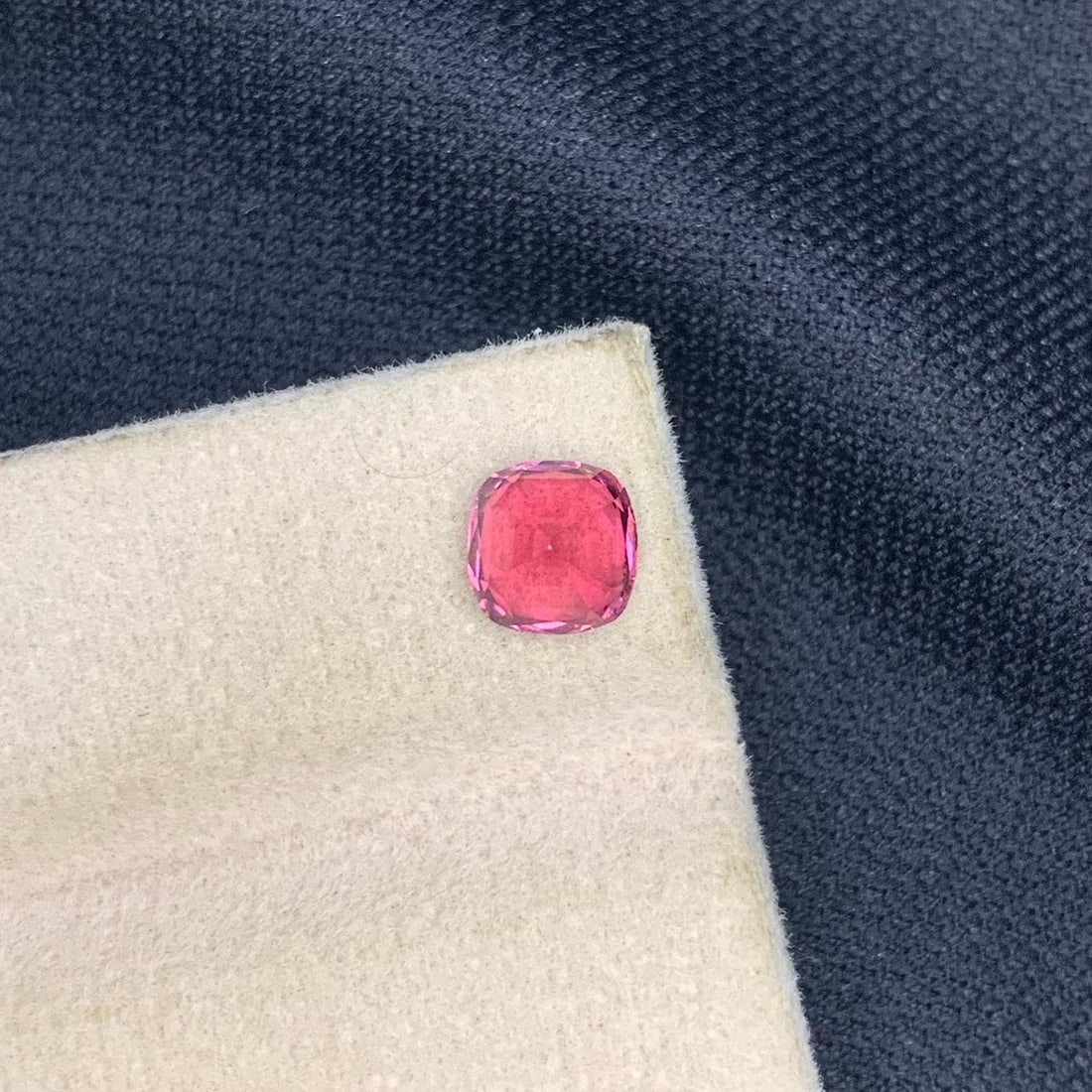 Hot Pink Tourmaline Gemstone: 1.565 Ct Cushion Cut, Afghanistan Origin - 19