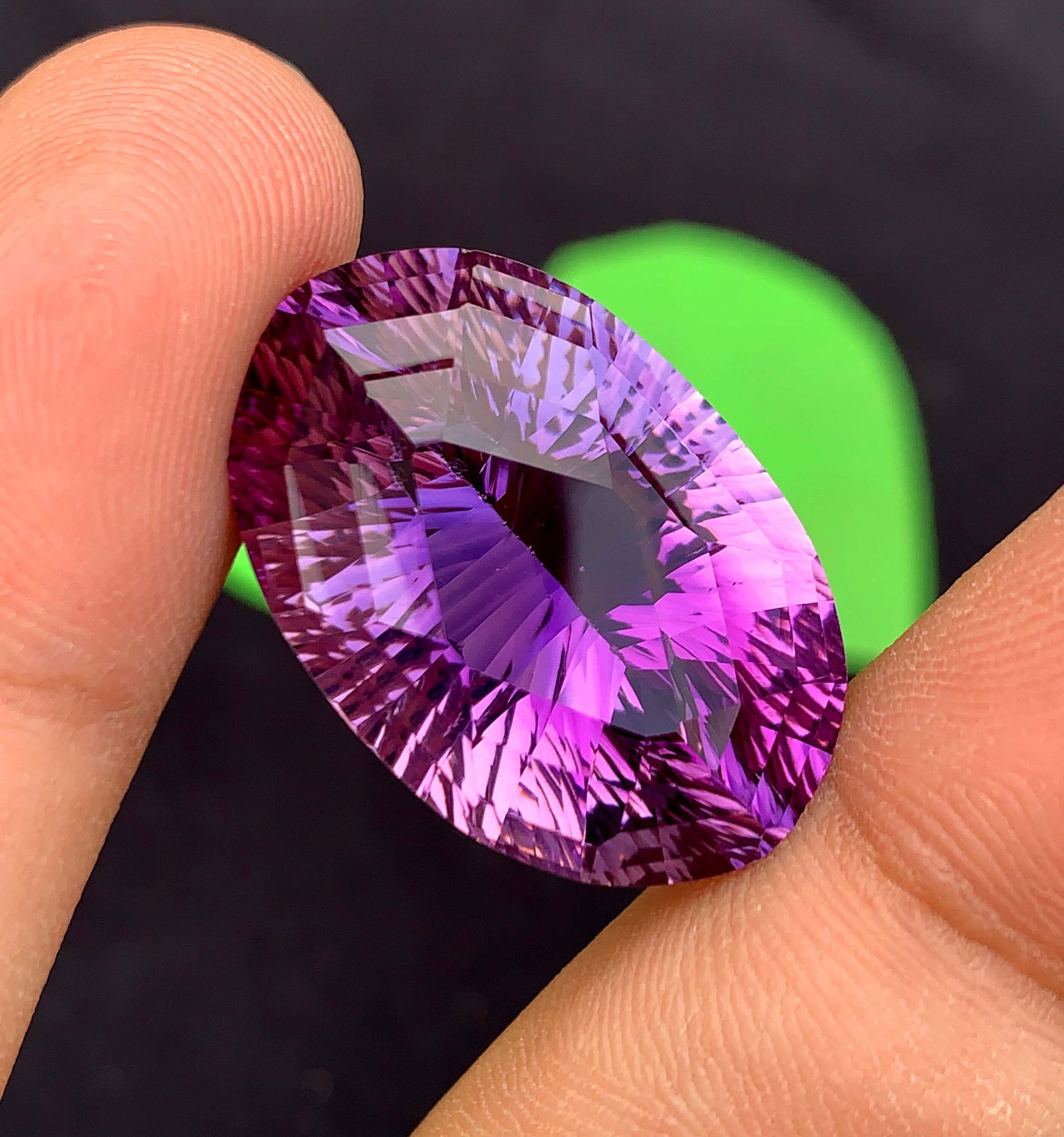 Fancy Cut Amethyst Gemstone: Natural February Birthstone, 35.25 Carats - 10
