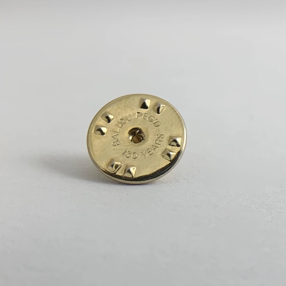 Vintage 1960's Diamond Heart Brooch Pin Tie Tack 14K Yellow Gold, 2.52 Grams - 14