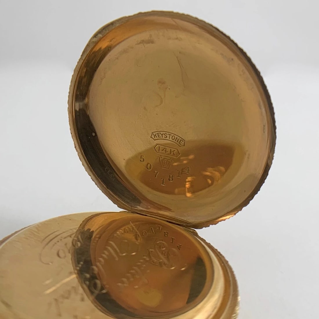 Antique Waltham Ornate Pocket Watch 14K Yellow Gold, 1900-1910, 35 mm, 38.8 Gram - 7