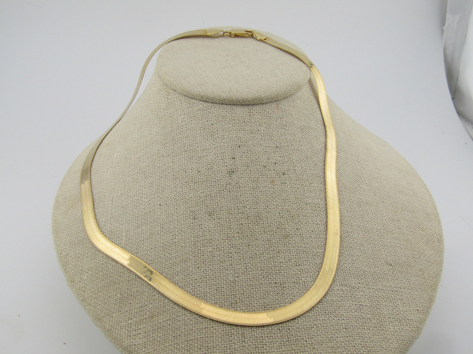 Vintage 14kt 5.5mm Herringbone Chain, Signed Milor, Italy, 1980's-1990's - 4