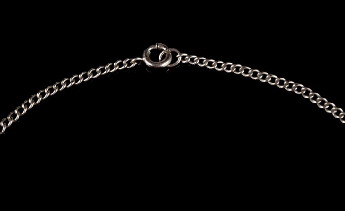 Art Deco Paste Dangle Necklace - 6