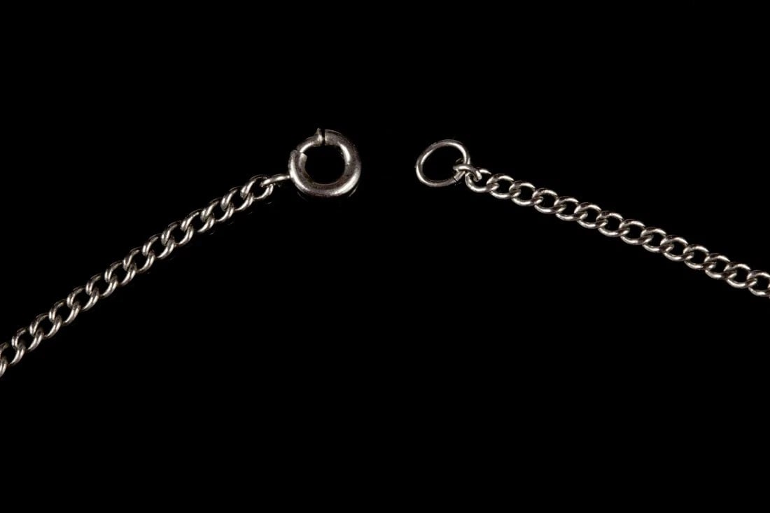 Art Deco Paste Dangle Necklace - 7