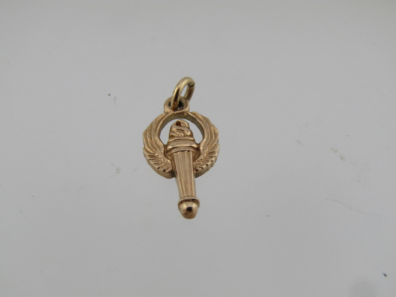 Vintage 10kt Sorority/Fraternity Torch Pendant/Charm, 1960's-1970's (1 of 4)