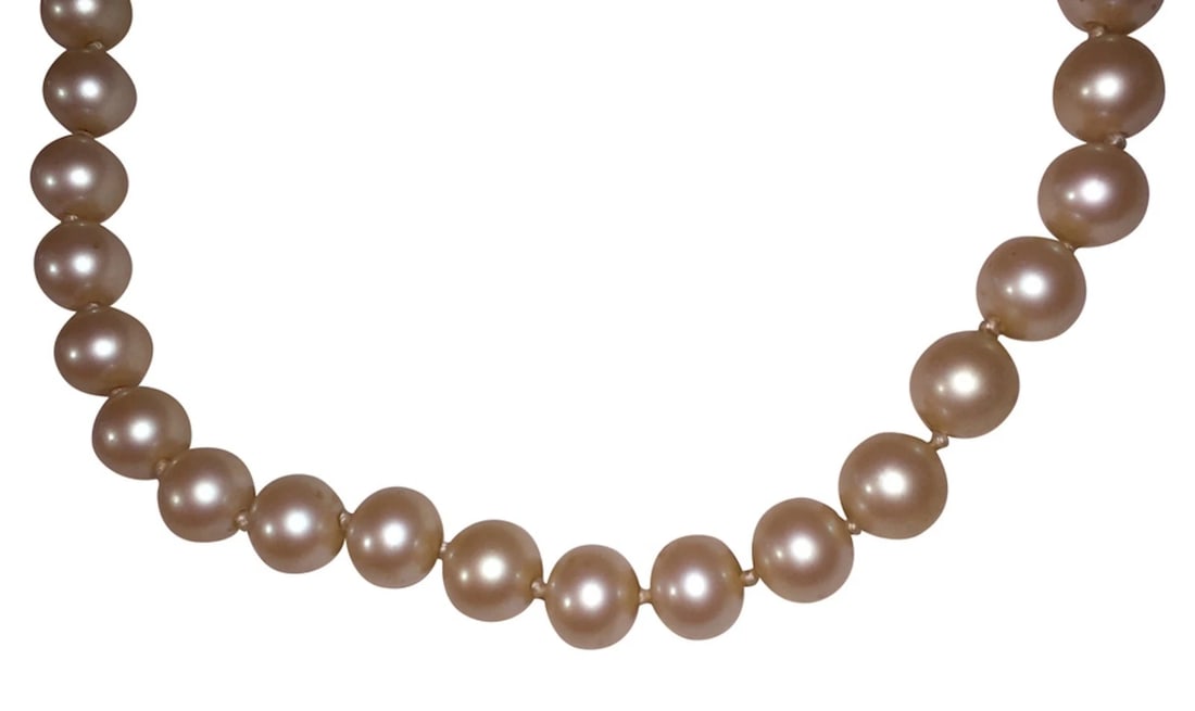 Givenchy Simulated Pearl Necklace with GG Monogram Clasp - 3