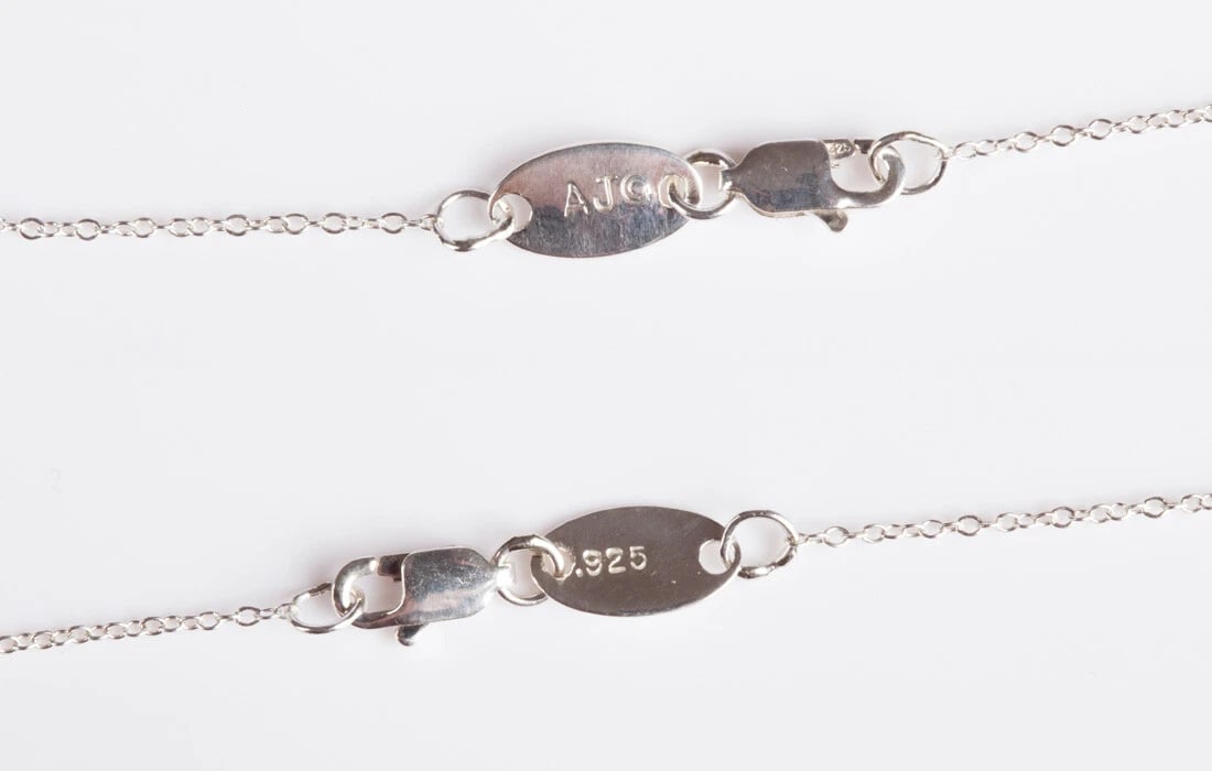 Sterling Faceted Rock Crystal Clear Quartz Astrology Pendant Necklace April - 6