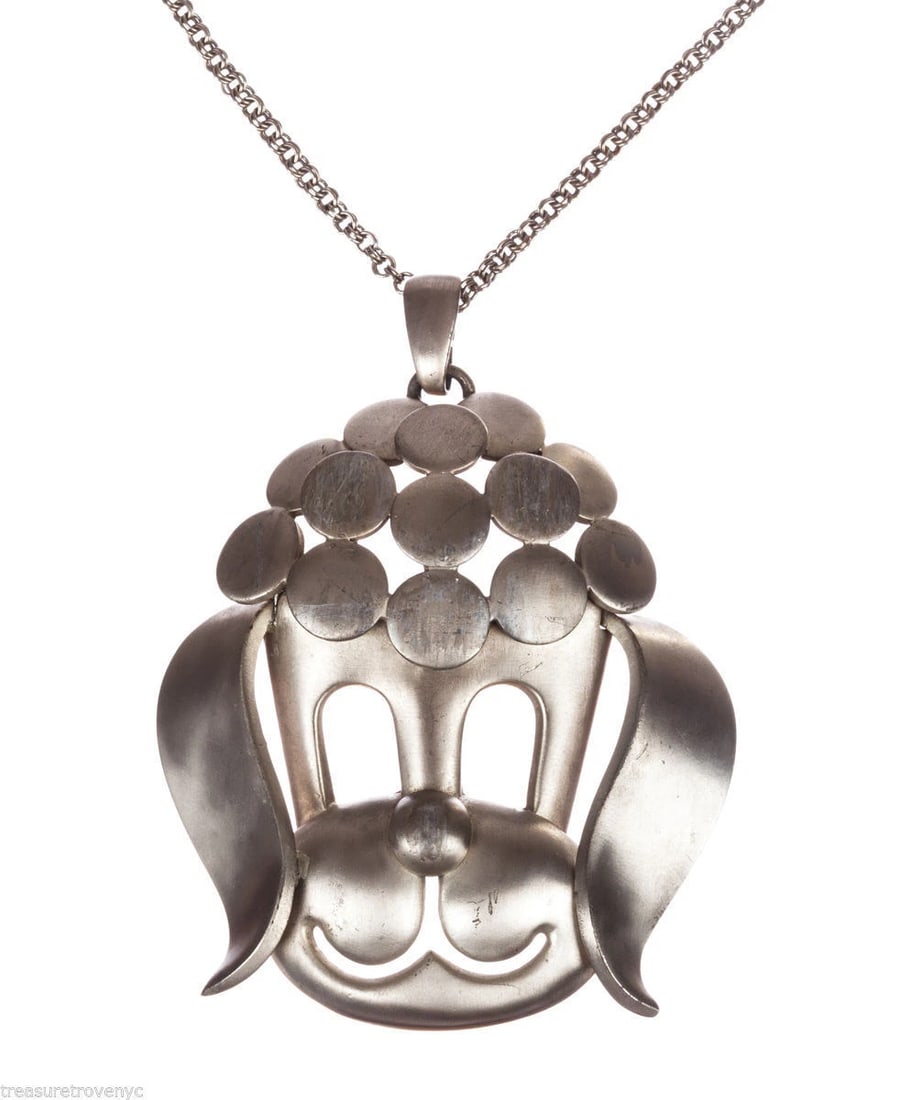 Pierre Cardin Poodle Pendant Necklace - 4