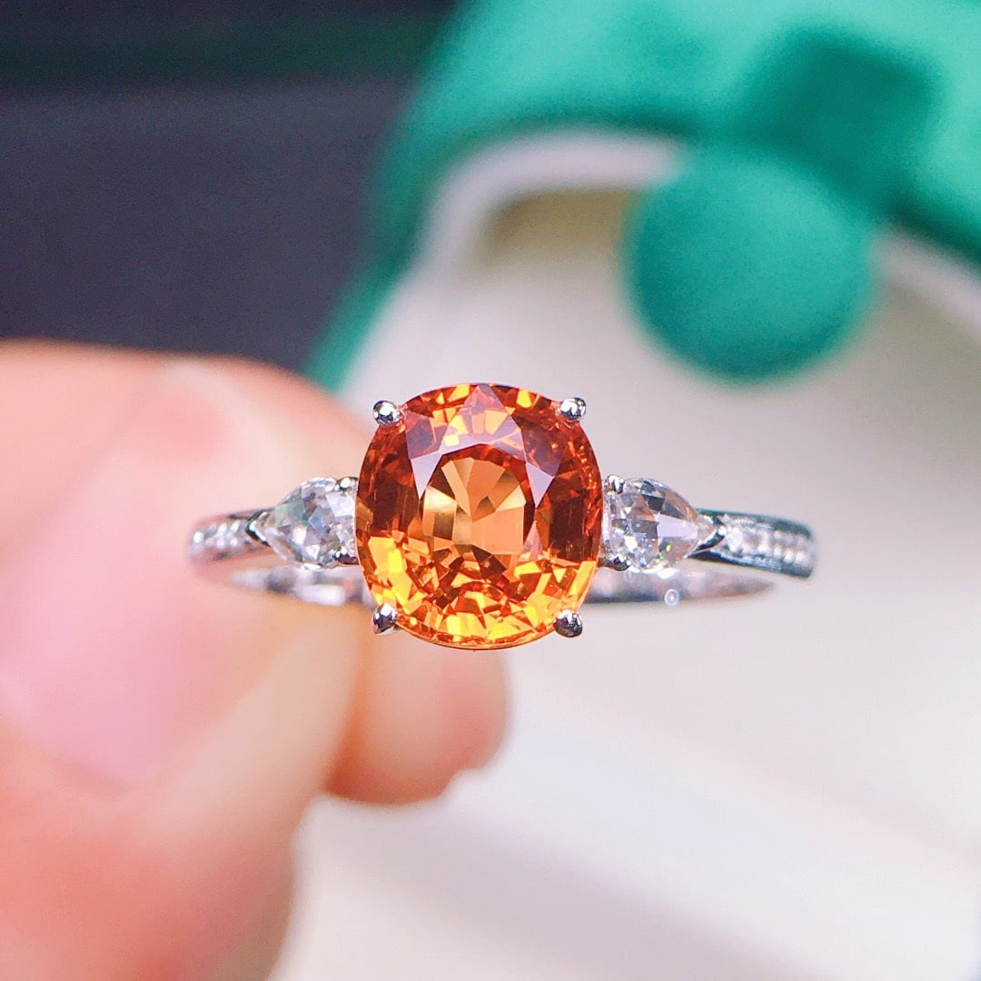 14K GOLD 2.36 CTW NATURAL PARTSCHINITE & DIAMOND RING: Title:14K GOLD 2.36 CTW NATURAL PARTSCHINITE & DIAMOND RING Description:Ref:230656383Gold Content:14K GoldRing Size:7.25USMain Gemstone:PartschiniteNumber of stones:1Shape:CushionCarat Weight:2.2ct