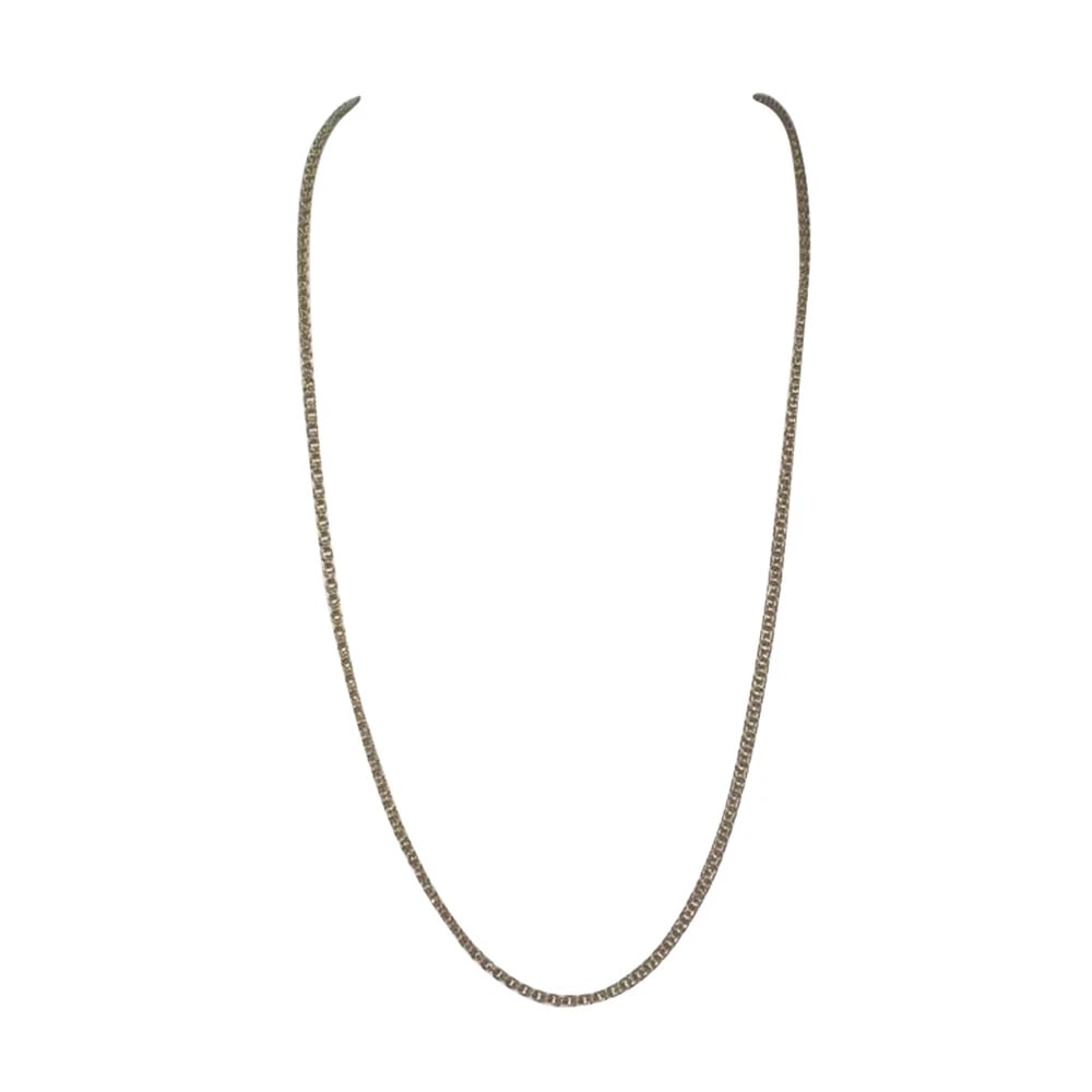 Alberto Juan Solid 18k Yellow Gold Handmade Chain Necklace Fine Jewelry - 2