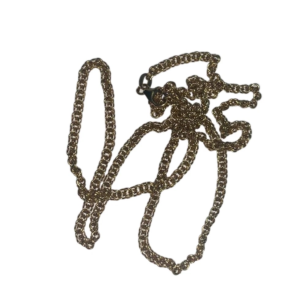 Alberto Juan Solid 18k Yellow Gold Handmade Chain Necklace Fine Jewelry - 3