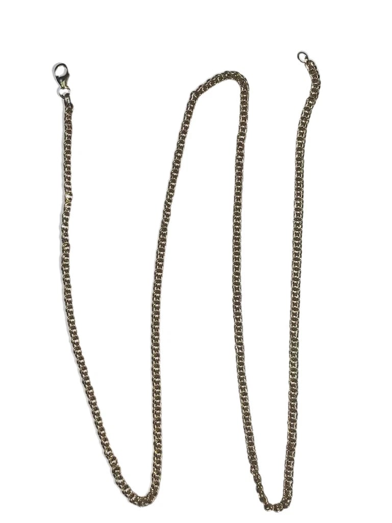 Alberto Juan Solid 18k Yellow Gold Handmade Chain Necklace Fine Jewelry - 4