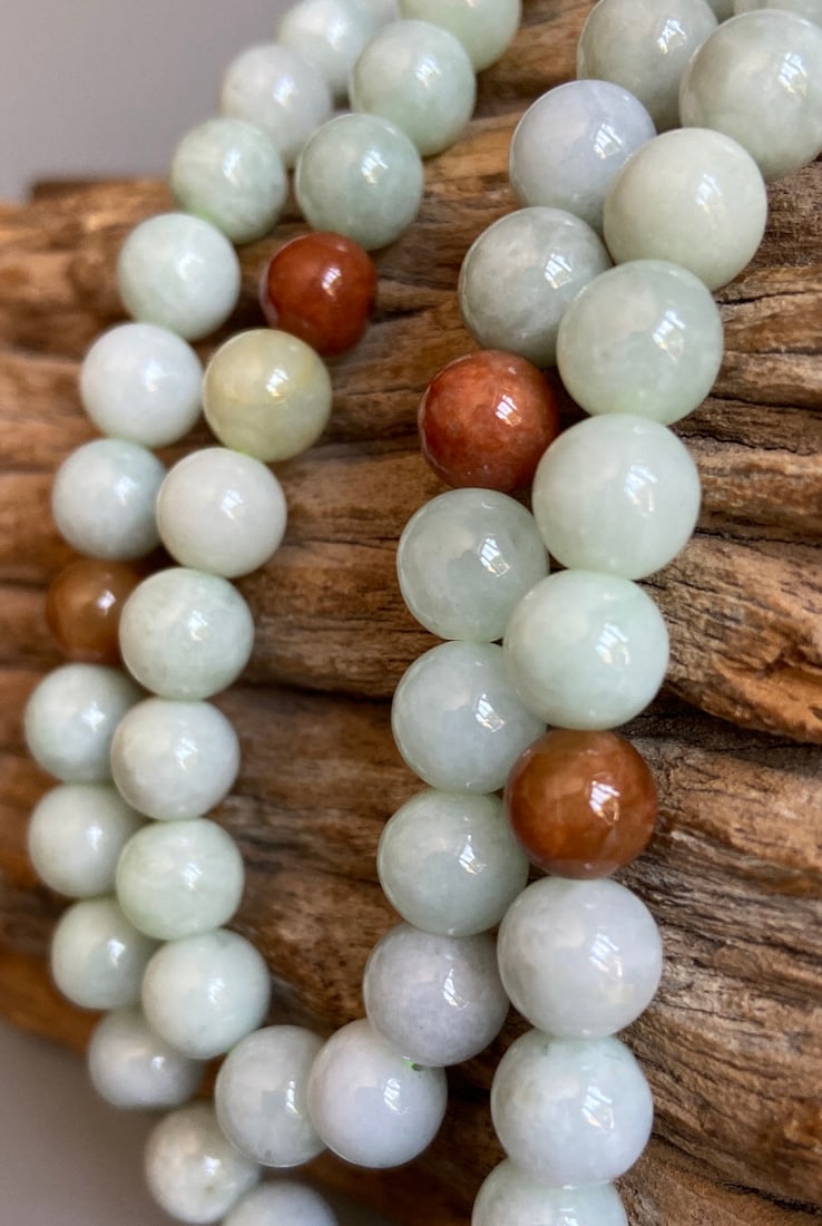 Genuine Jadeite Jade Beads Necklace - 5
