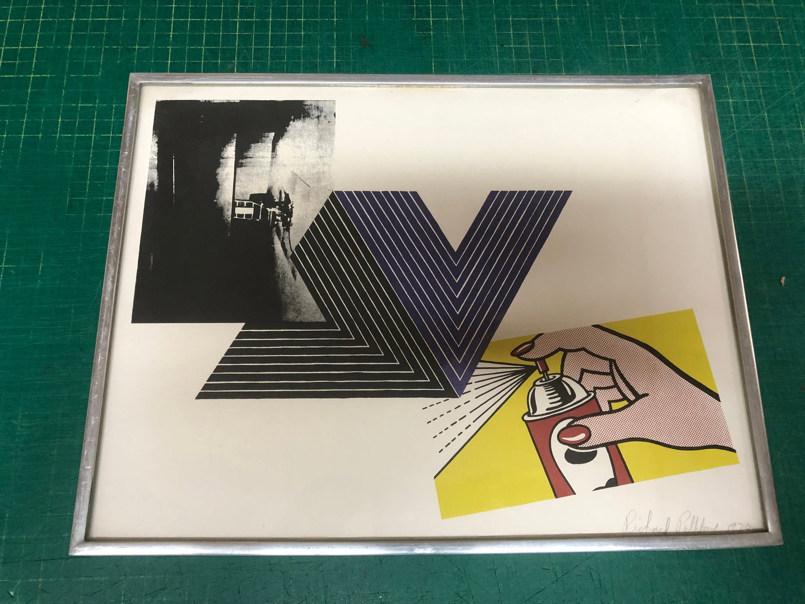 Richard Pettibone - Appropriation print with Andy Warhol, Frank Stella, and Roy Lichtenstein - 1970 - 2