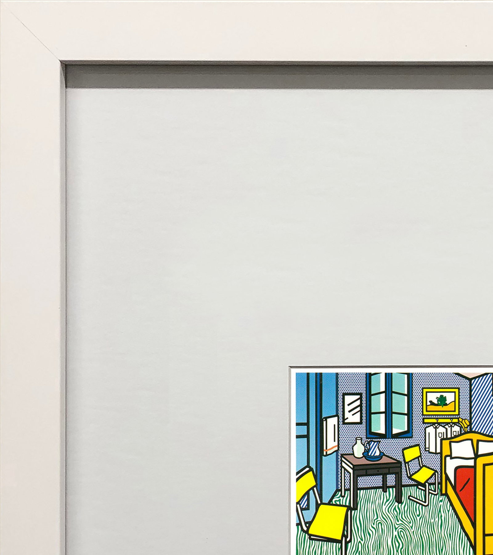 Roy Lichtenstein - Bedroom at Arles - 1994 Offset Lithograph 5" x 7" - 3