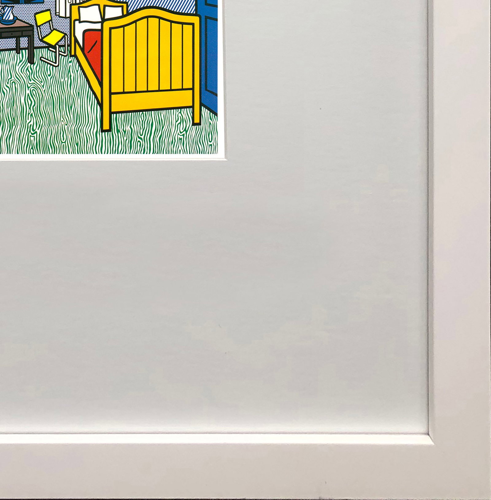 Roy Lichtenstein - Bedroom at Arles - 1994 Offset Lithograph 5" x 7" - 4