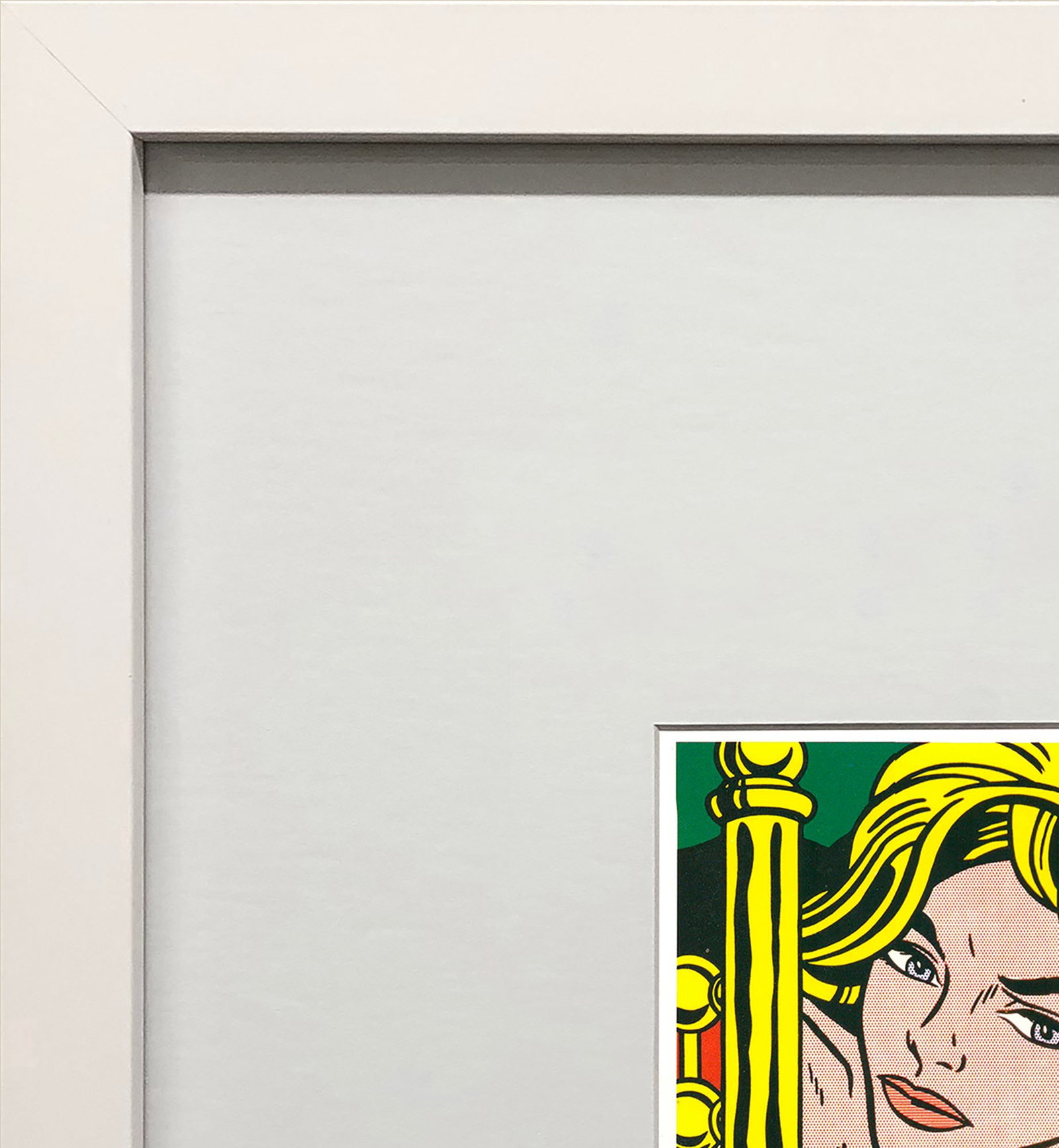 Roy Lichtenstein - Blonde Waiting - 1994 Offset Lithograph 7" x 5" - 3