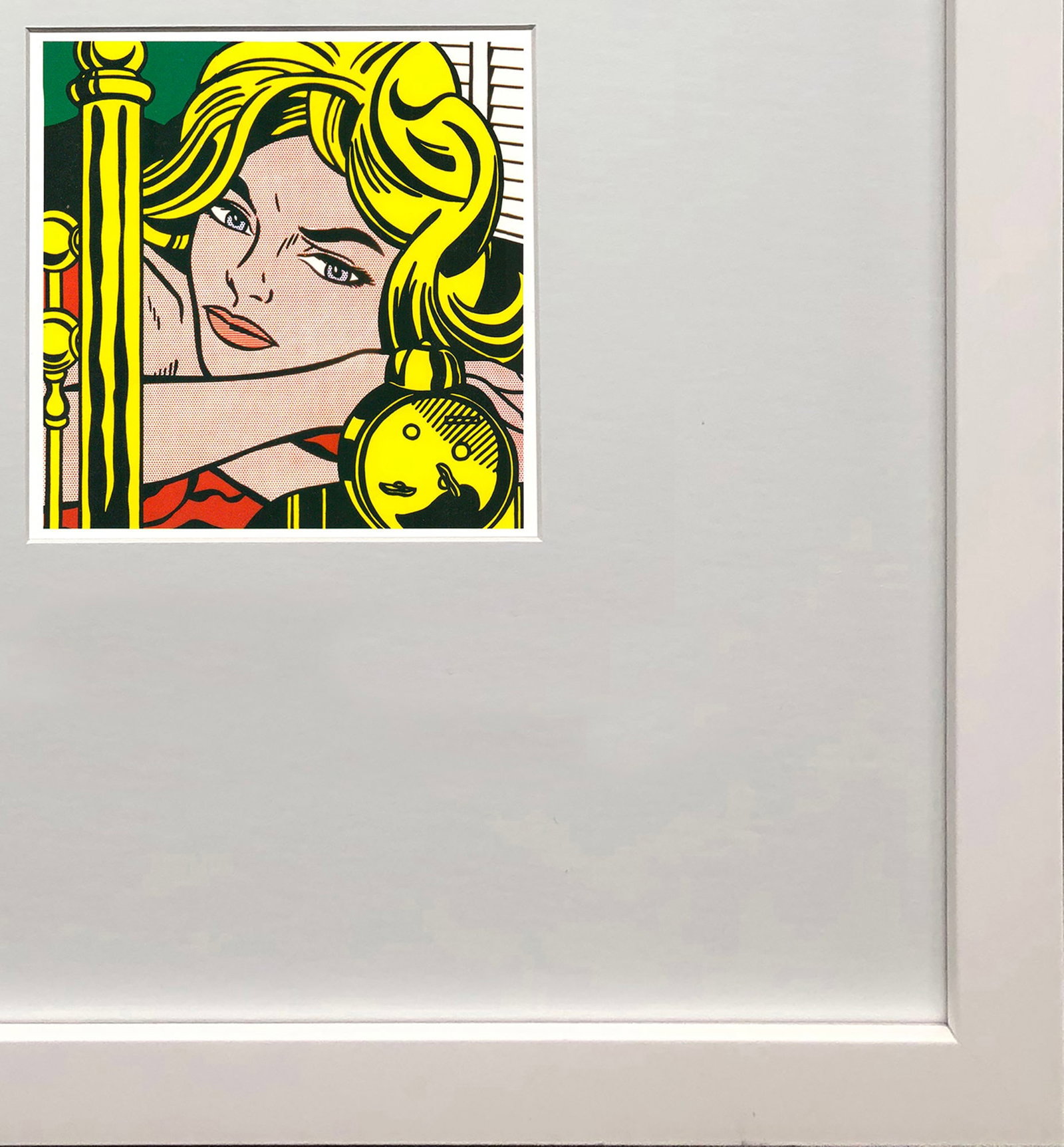 Roy Lichtenstein - Blonde Waiting - 1994 Offset Lithograph 7" x 5" - 4