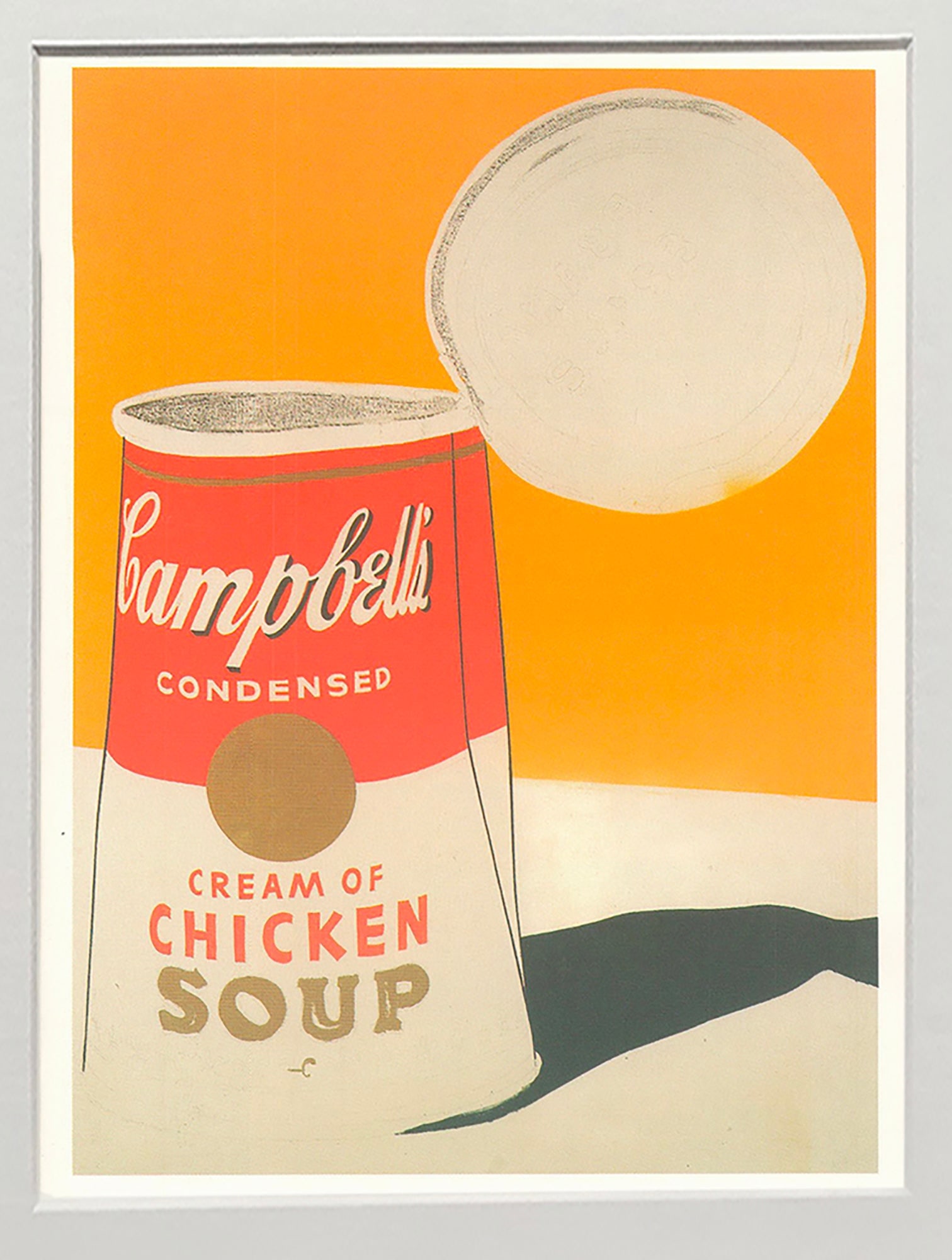 Andy Warhol - Campbell's Soup Can (Cream of Chicken Soup) - 1993 Offset Lithograph 7" x 5" - 2