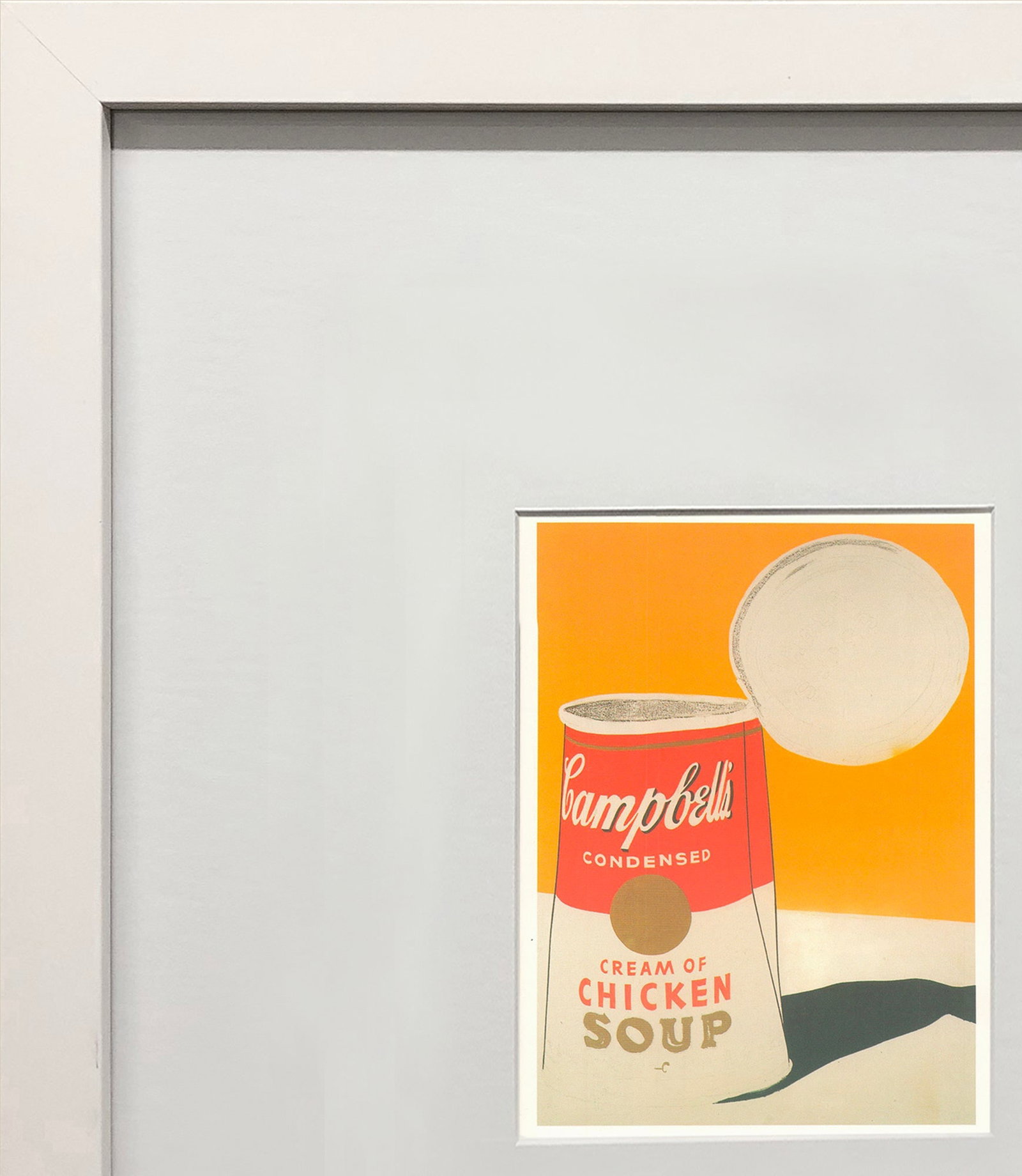 Andy Warhol - Campbell's Soup Can (Cream of Chicken Soup) - 1993 Offset Lithograph 7" x 5" - 3