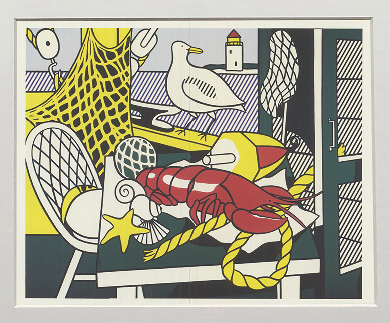Roy Lichtenstein - Cape Cod Still Life II - 1994 Offset Lithograph 5" x 7" - 2
