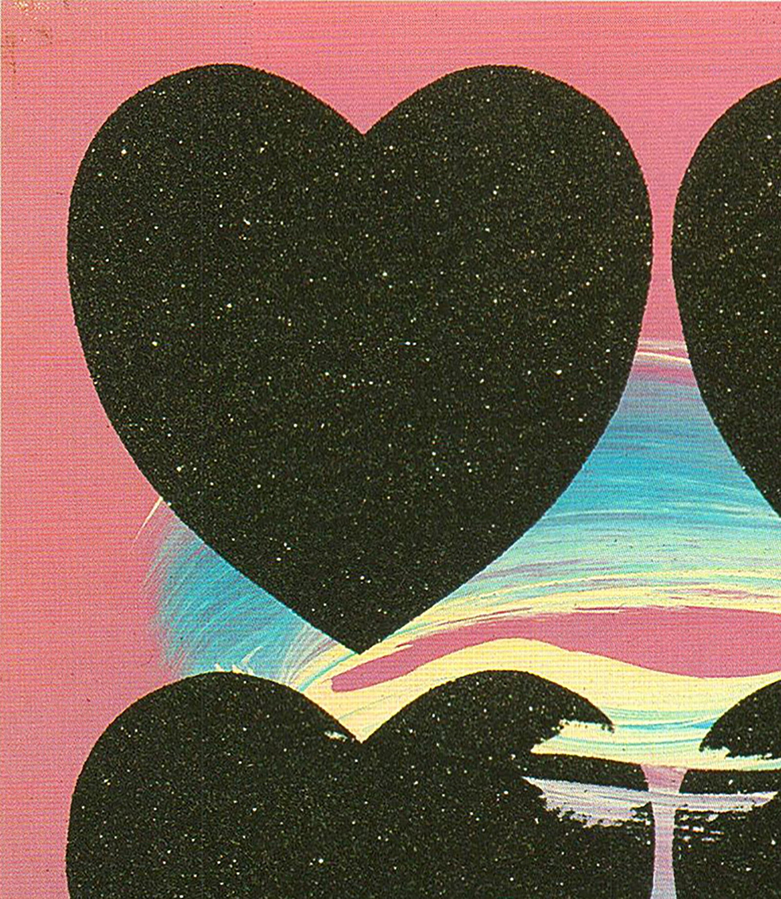 Andy Warhol - Four Hearts - 1993 Offset Lithograph 7" x 5" - 3