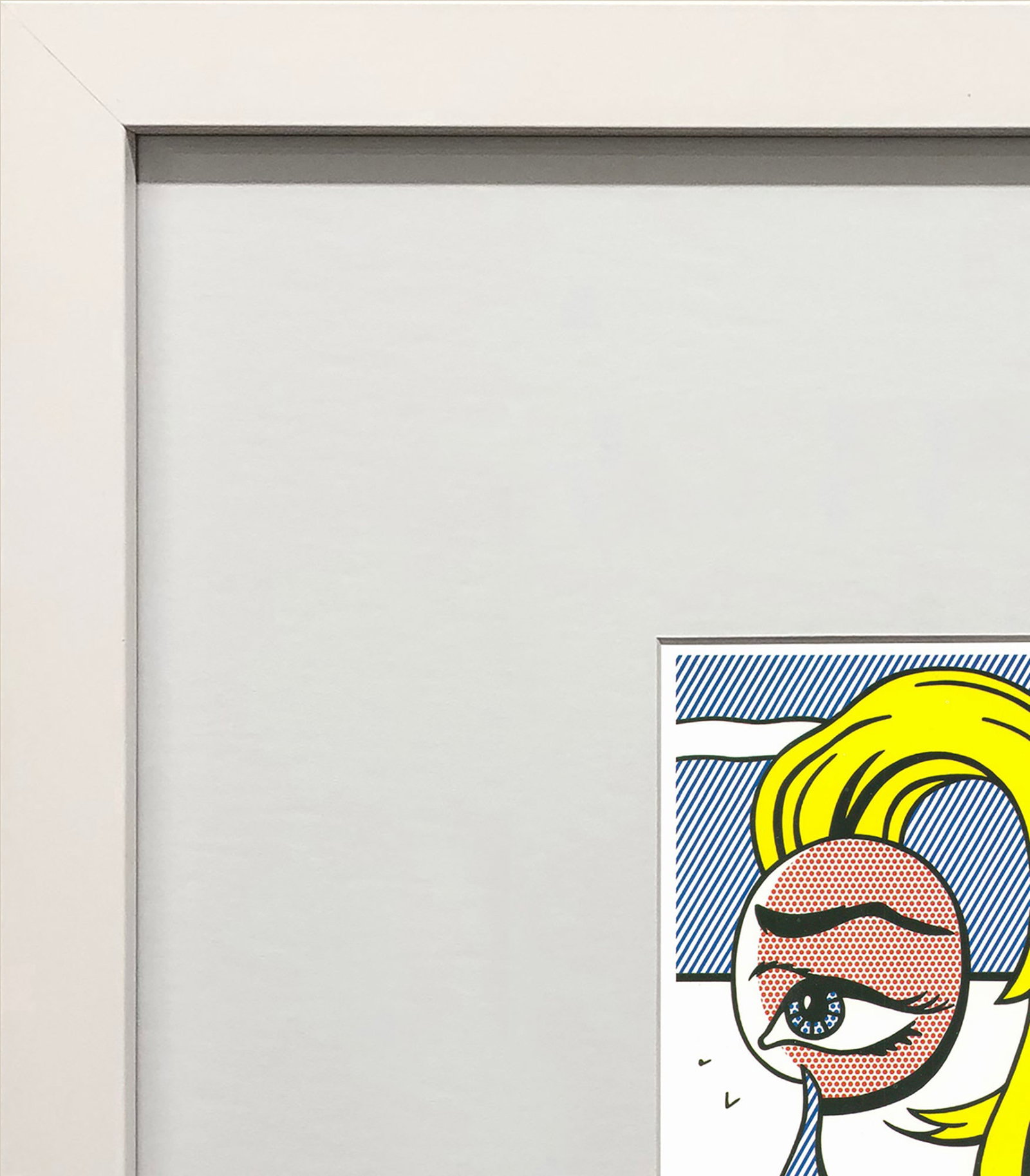 Roy Lichtenstein - Girl with Tear I - 1994 Offset Lithograph 7" x 5" - 3