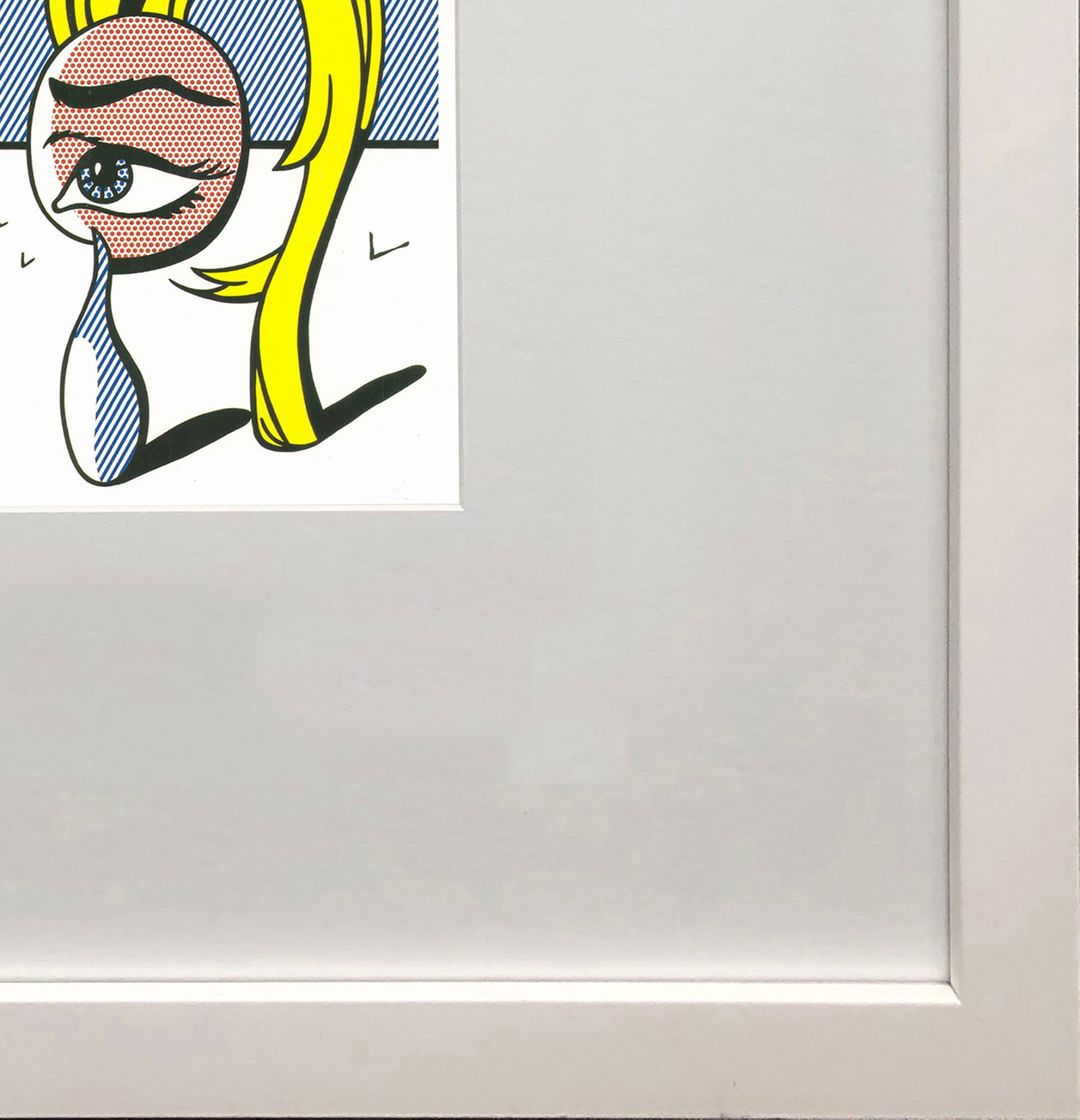 Roy Lichtenstein - Girl with Tear I - 1994 Offset Lithograph 7" x 5" - 4