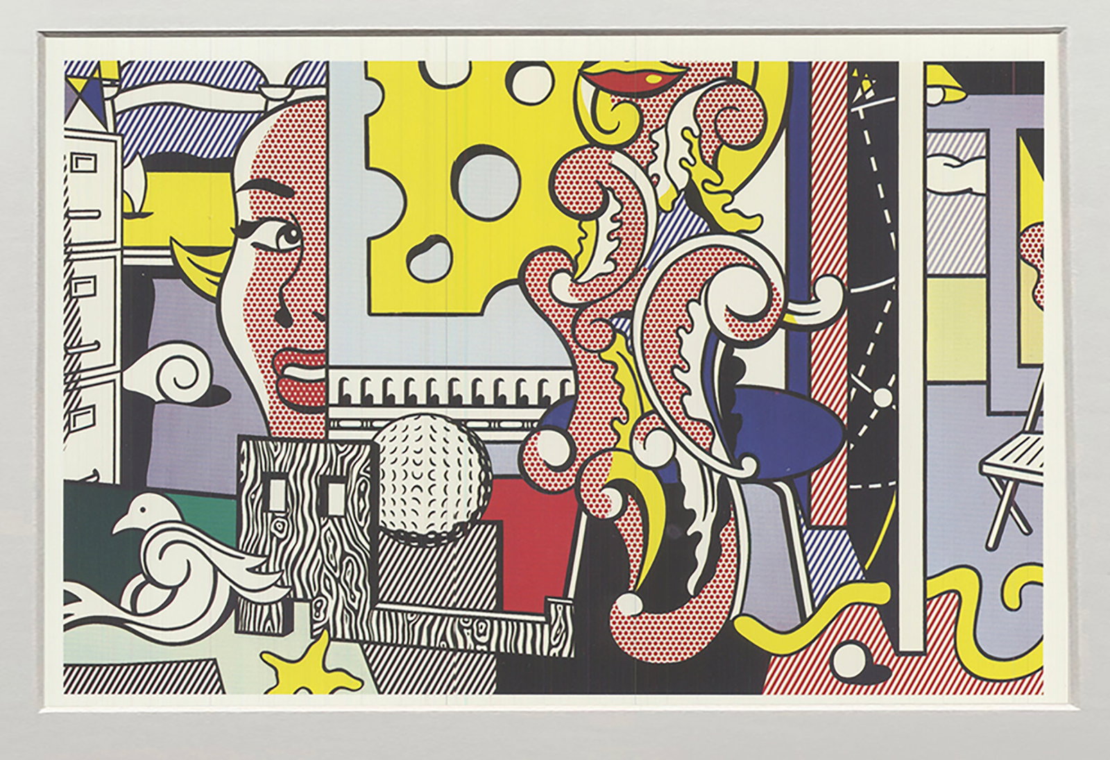 Roy Lichtenstein - Go for Baroque - 1994 Offset Lithograph 5" x 7" - 2