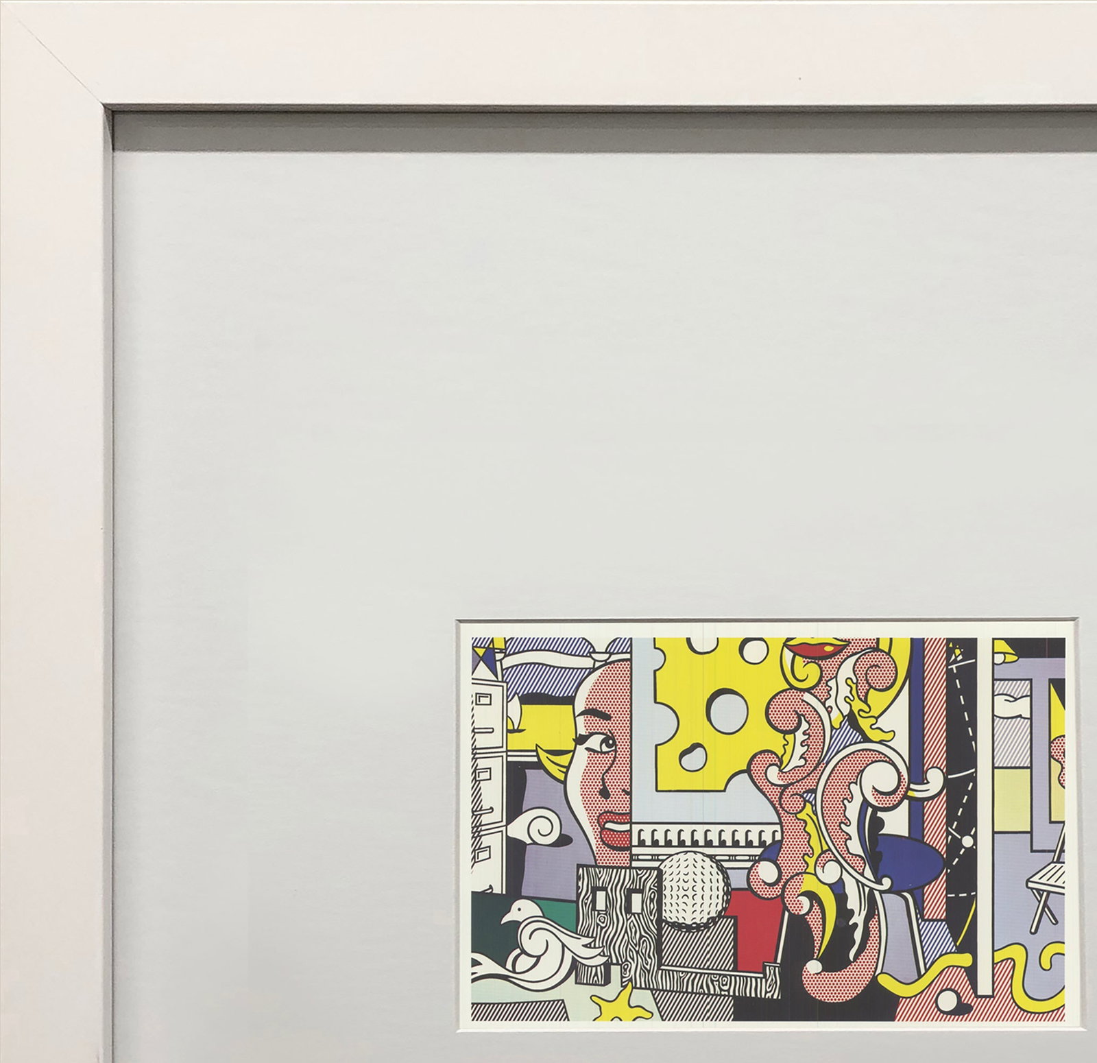 Roy Lichtenstein - Go for Baroque - 1994 Offset Lithograph 5" x 7" - 3