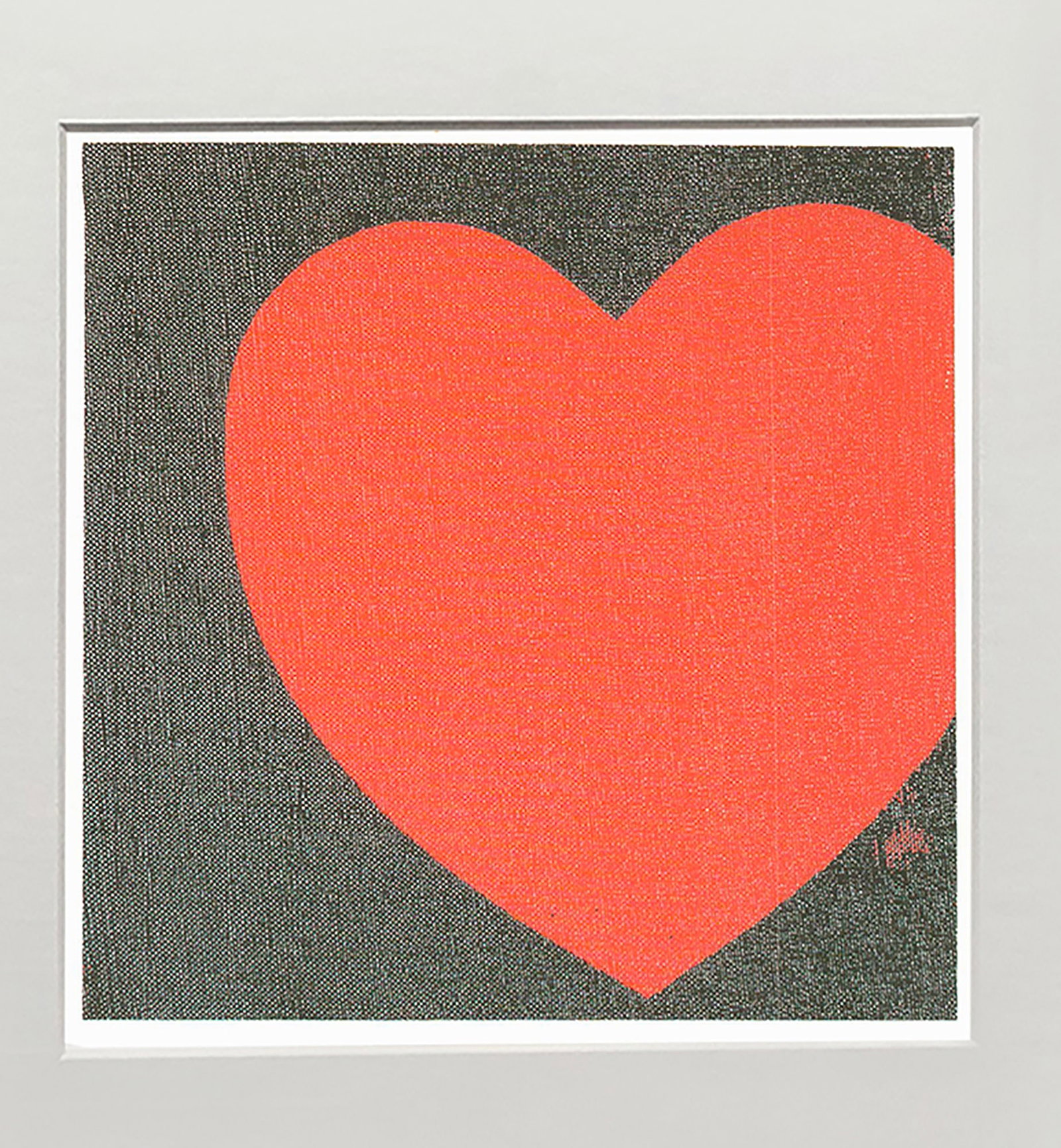 Andy Warhol - Heart - 1993 Offset Lithograph 7" x 5" - 2