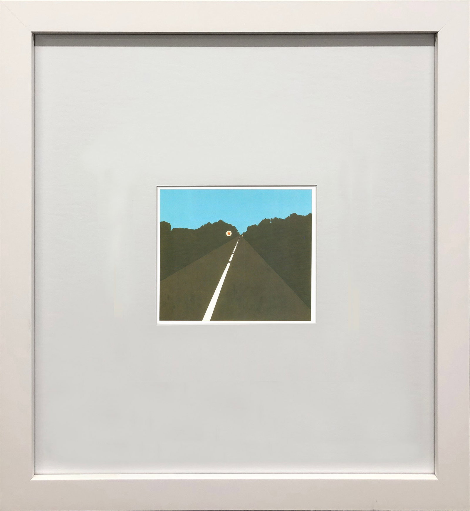 Allan D'Arcangelo - Highway U.S. 1, Number 5 - 1992 Offset Lithograph 5" x 7" (1 of 4)