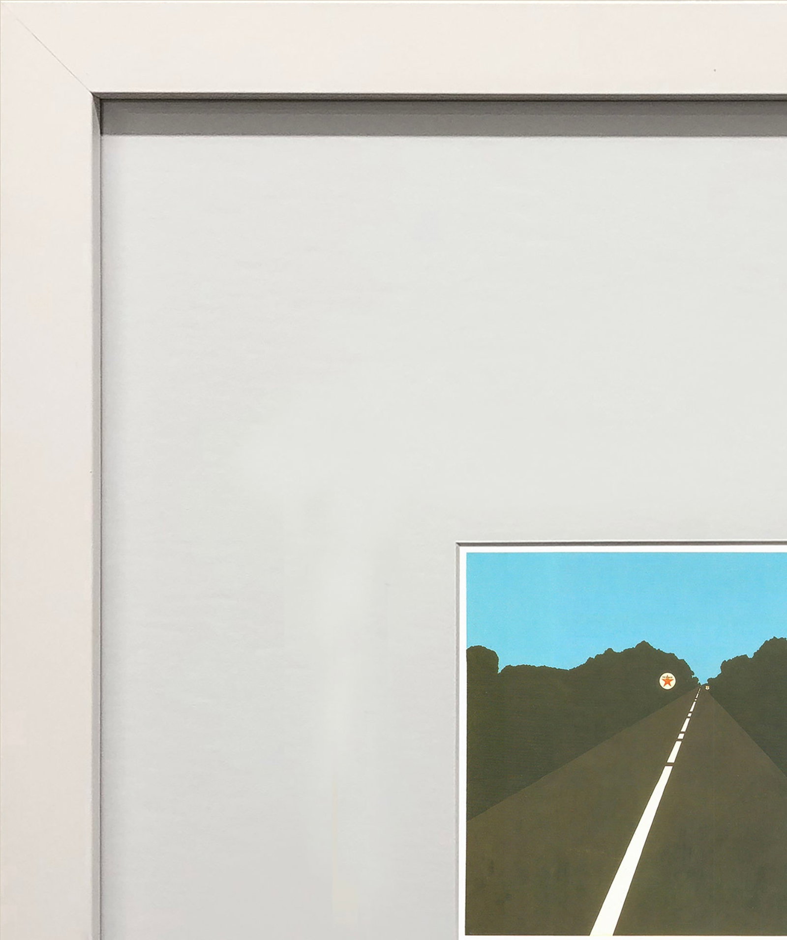 Allan D'Arcangelo - Highway U.S. 1, Number 5 - 1992 Offset Lithograph 5" x 7" - 3