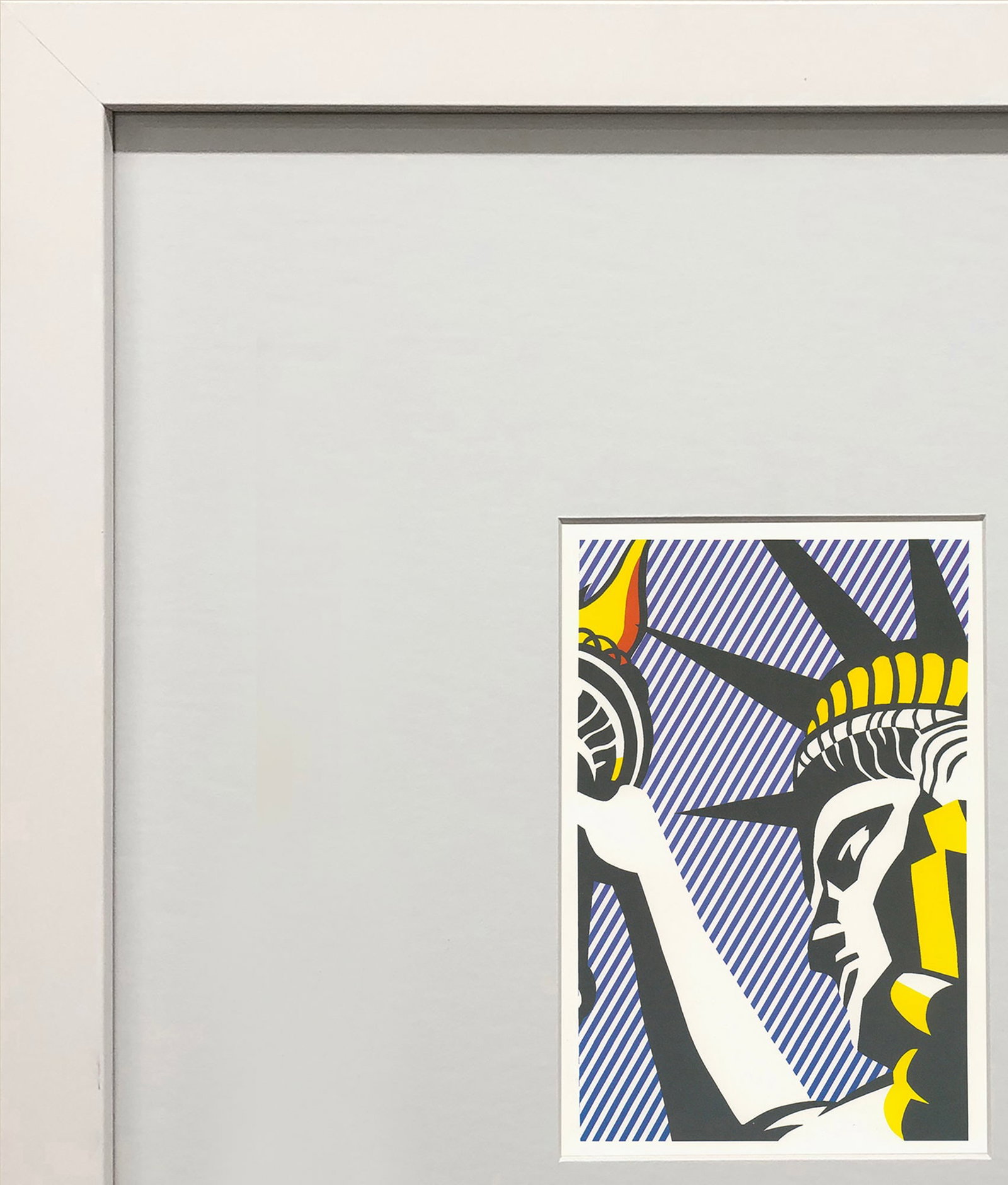Roy Lichtenstein - I Love Liberty - 1994 Offset Lithograph 7" x 4.75" - 3