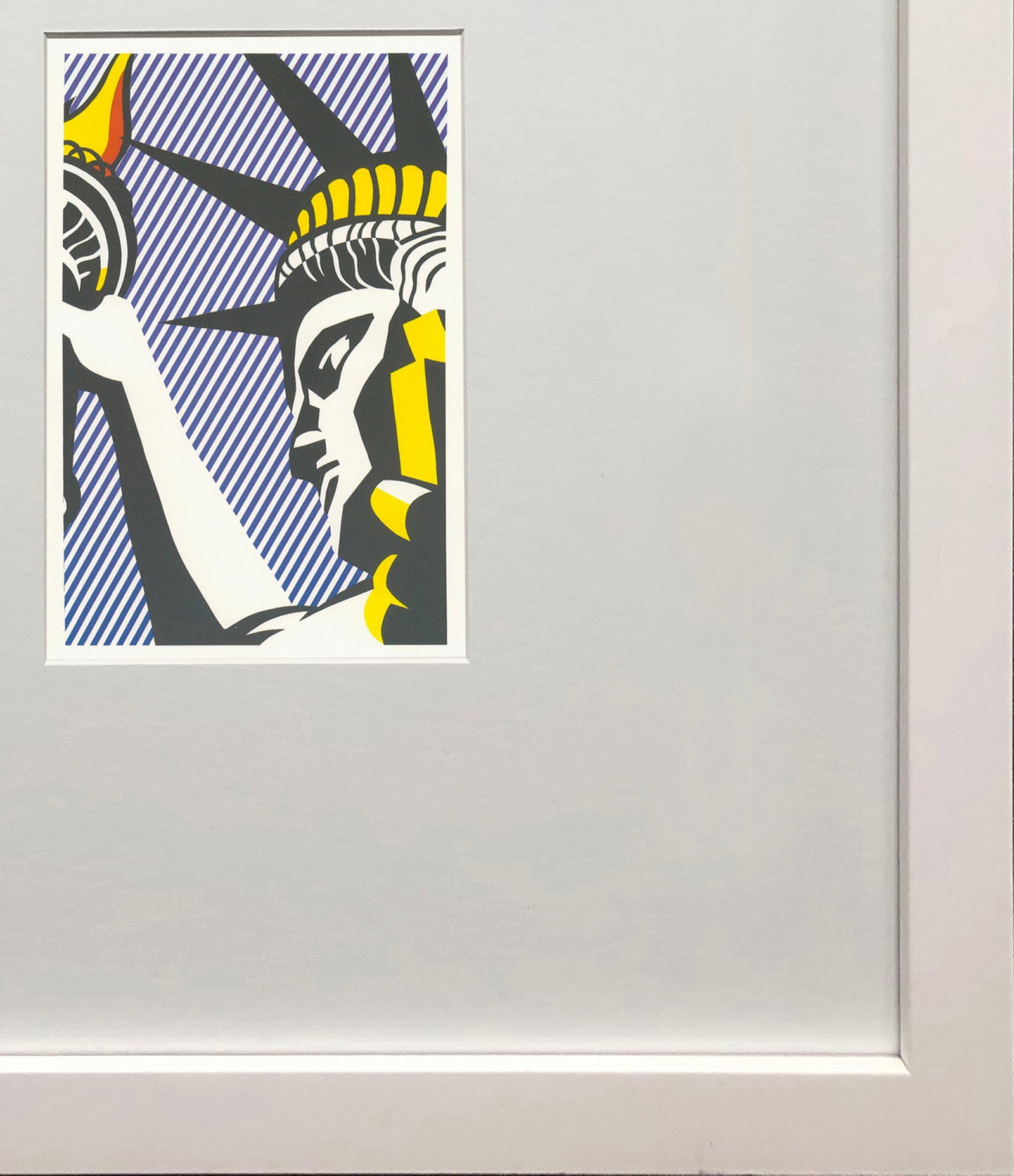 Roy Lichtenstein - I Love Liberty - 1994 Offset Lithograph 7" x 4.75" - 4