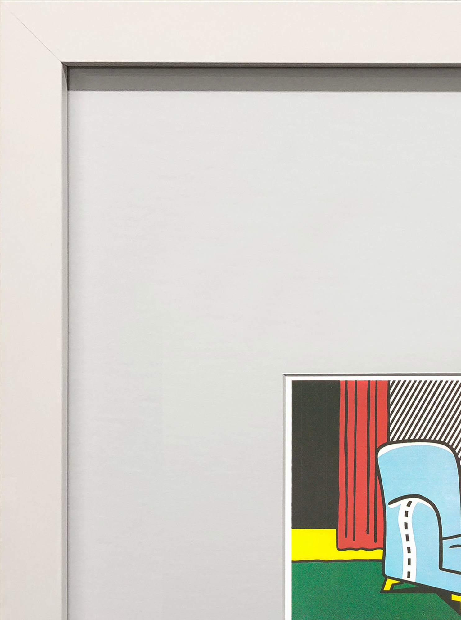 Roy Lichtenstein - La Sortie - 1994 Offset Lithograph 5" x 7" - 3