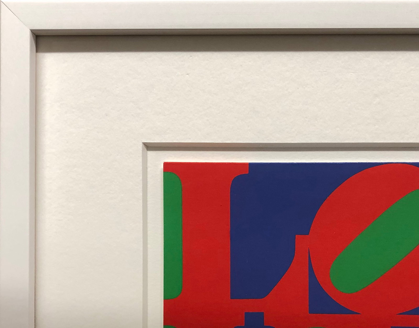 Robert Indiana - Love Red, Blue, Green - 1993 Serigraph 10.25" x 10.25" - 2