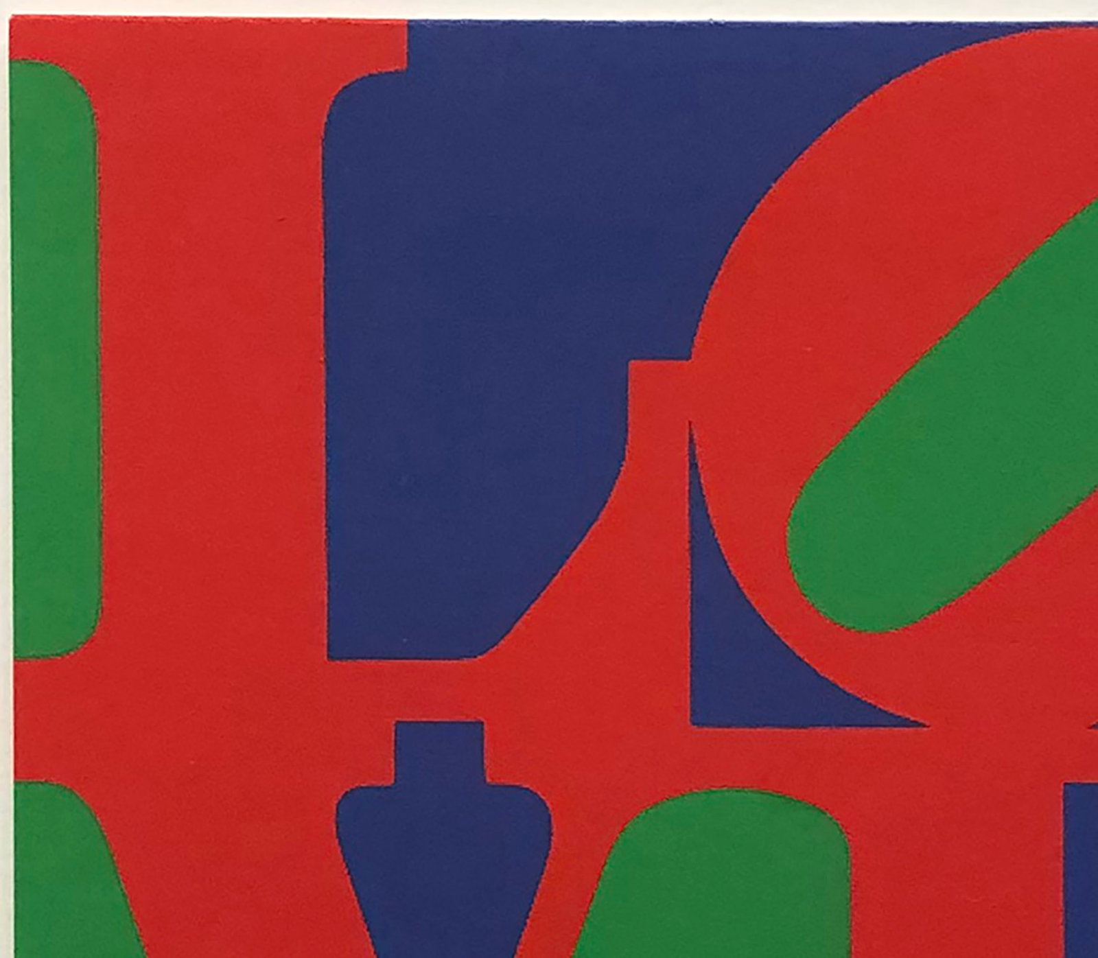 Robert Indiana - Love Red, Blue, Green - 1993 Serigraph 10.25" x 10.25" - 4