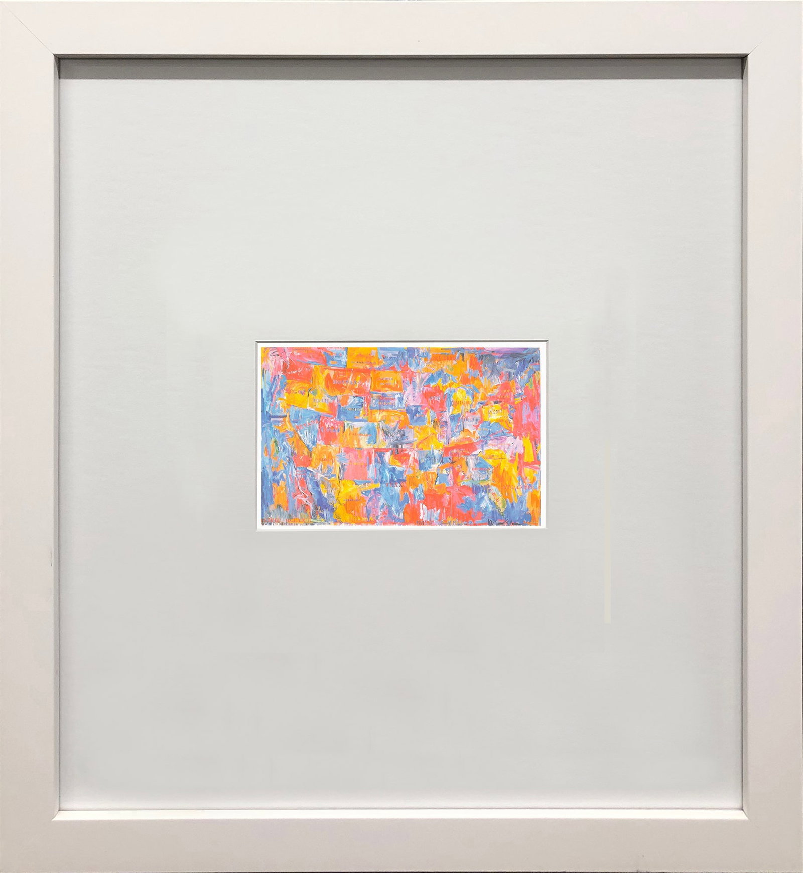 Jasper Johns - Map - 1992 Offset Lithograph 5" x 7" (1 of 4)