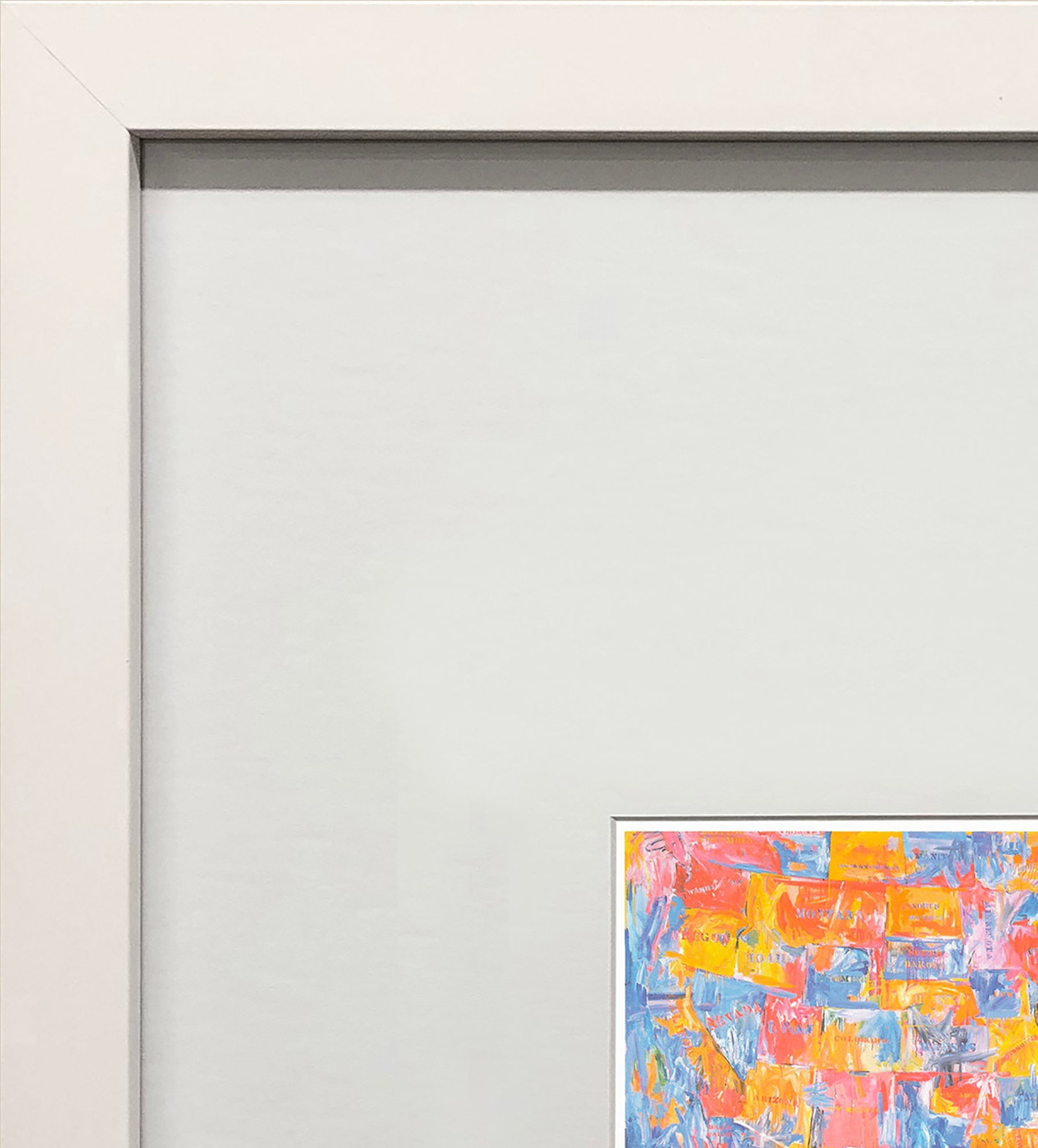 Jasper Johns - Map - 1992 Offset Lithograph 5" x 7" - 3