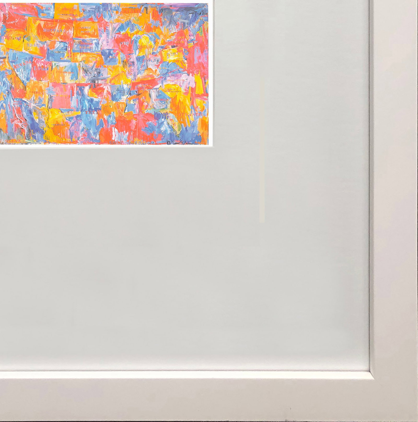 Jasper Johns - Map - 1992 Offset Lithograph 5" x 7" - 4