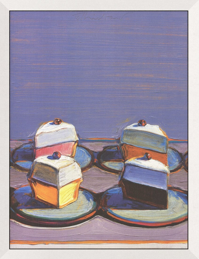 Wayne Thiebaud - Meringue Mix - 2012 Offset Lithograph 19.75" x 15.25" (1 of 2)