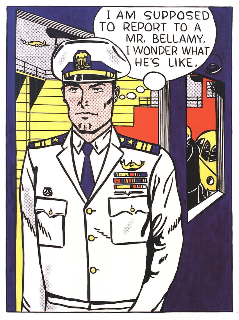 Roy Lichtenstein - Mr Bellamy - 2010 Offset Lithograph 20.75" x 15.75" - 2