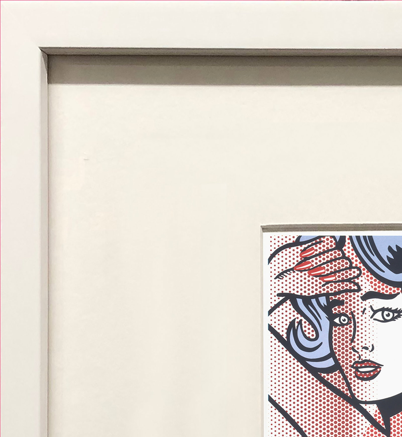 Roy Lichtenstein - Figure with Blue Hair - 1997 Offset Lithograph 11" x 8.5" - 3