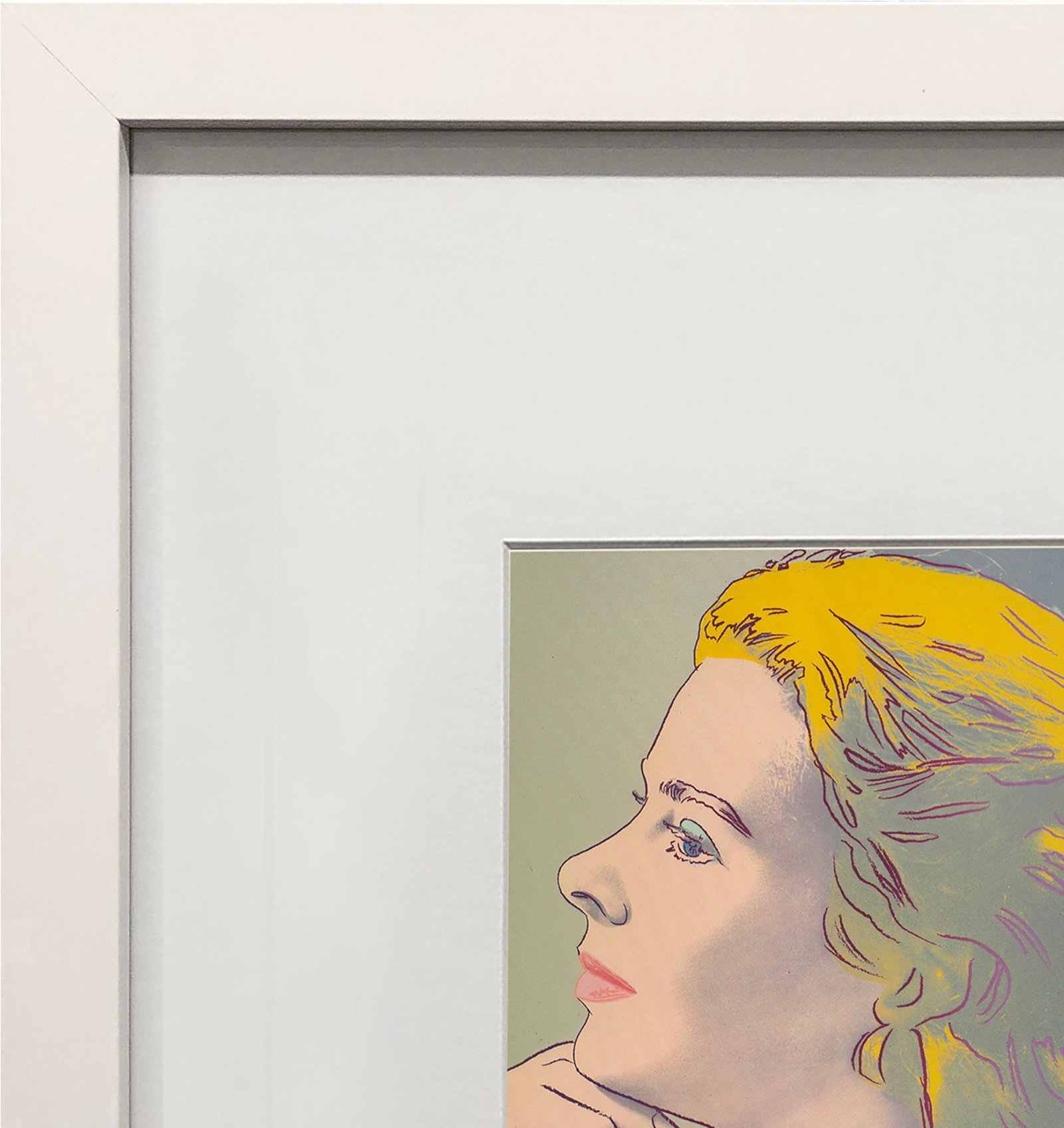 Andy Warhol - Portrait of Ingrid Bergman - 1983 Offset Lithograph 8" x 8" - 3