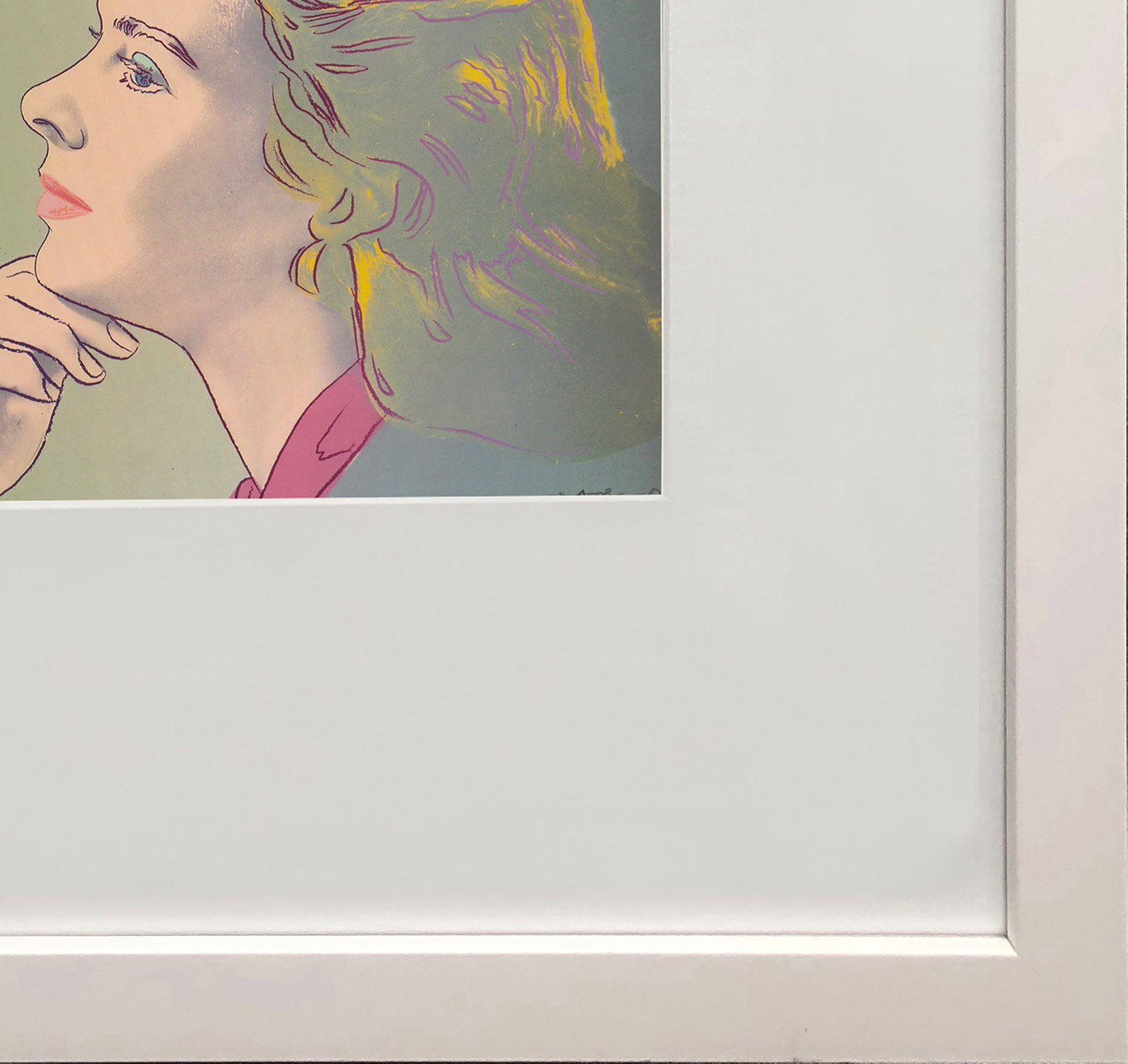 Andy Warhol - Portrait of Ingrid Bergman - 1983 Offset Lithograph 8" x 8" - 4