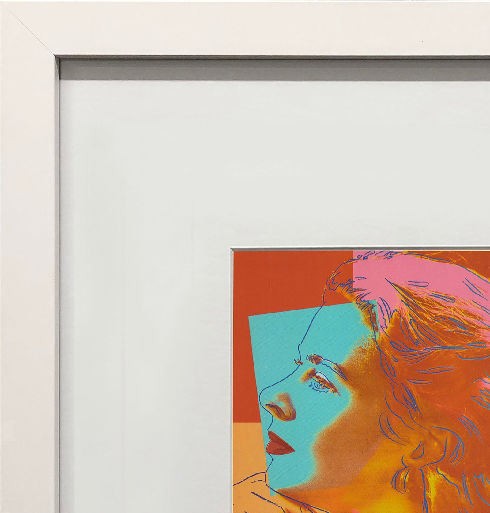 Andy Warhol - Portrait of Ingrid Bergman - 1983 Offset Lithograph 8" x 8" - 3