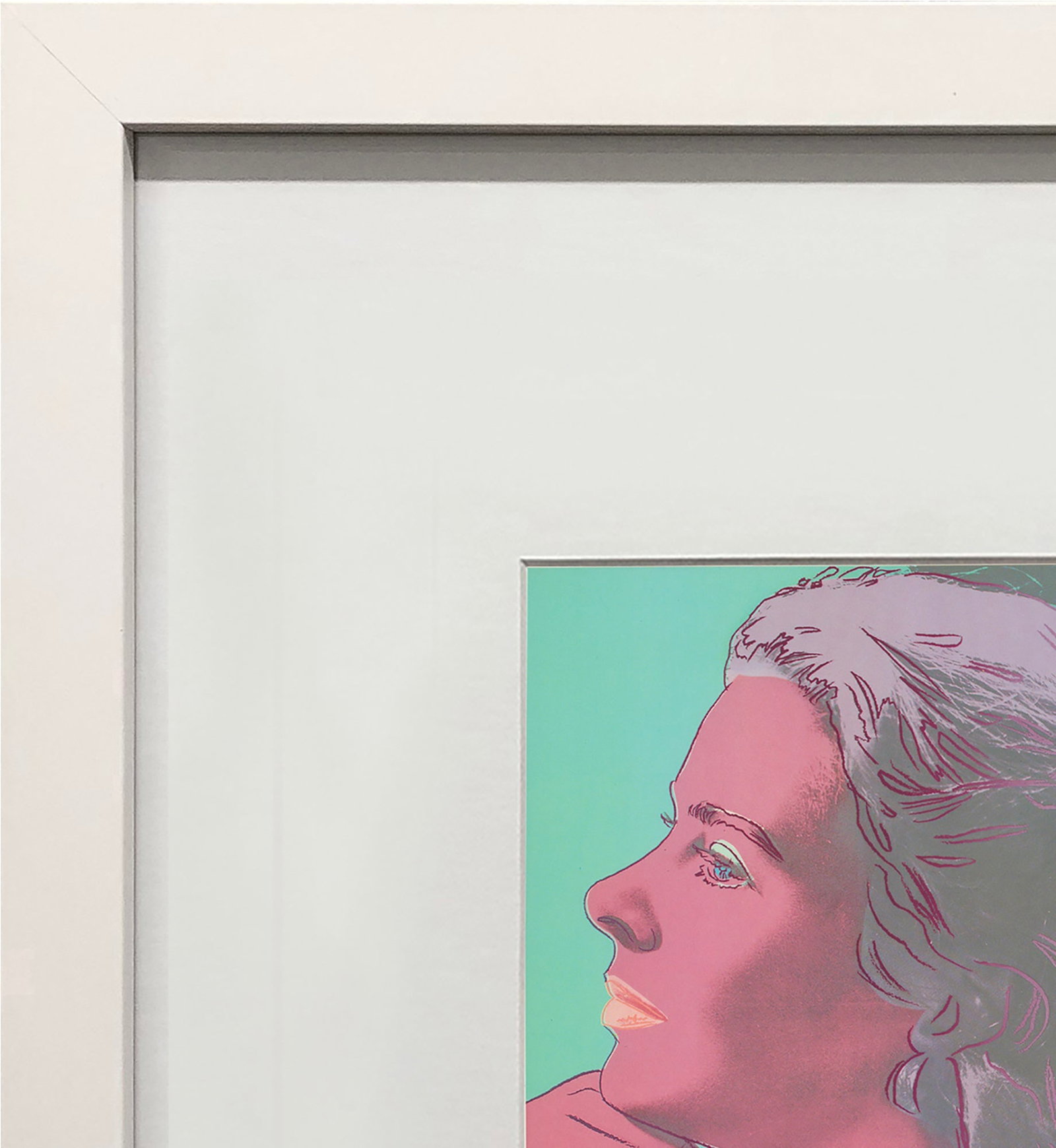 Andy Warhol - Portrait of Ingrid Bergman - 1983 Offset Lithograph 8" x 8" - 3