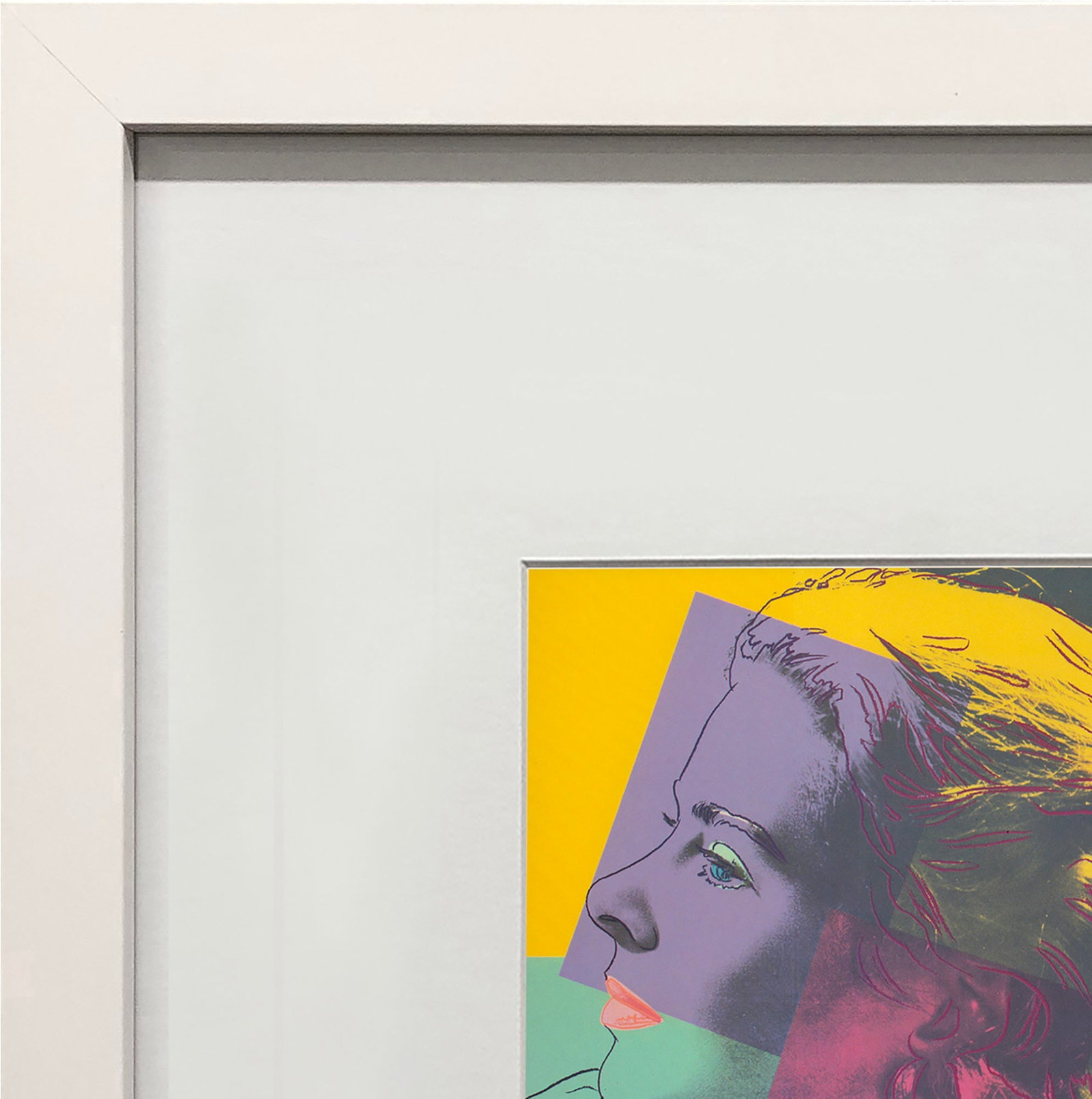 Andy Warhol - Portrait of Ingrid Bergman - 1983 Offset Lithograph 8" x 8" - 3